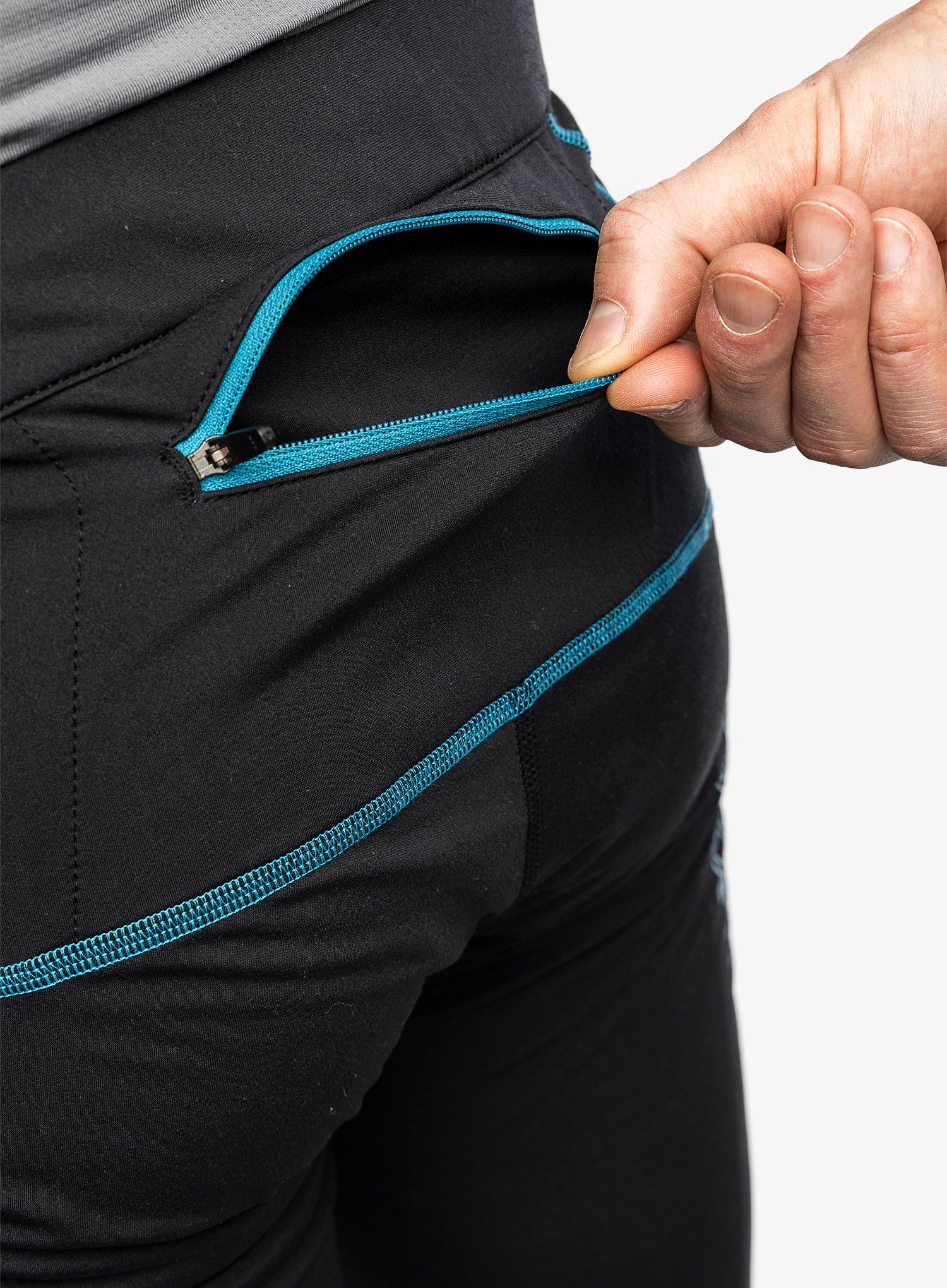Tekaške hlače La Sportiva Primal Pant - black/crystal