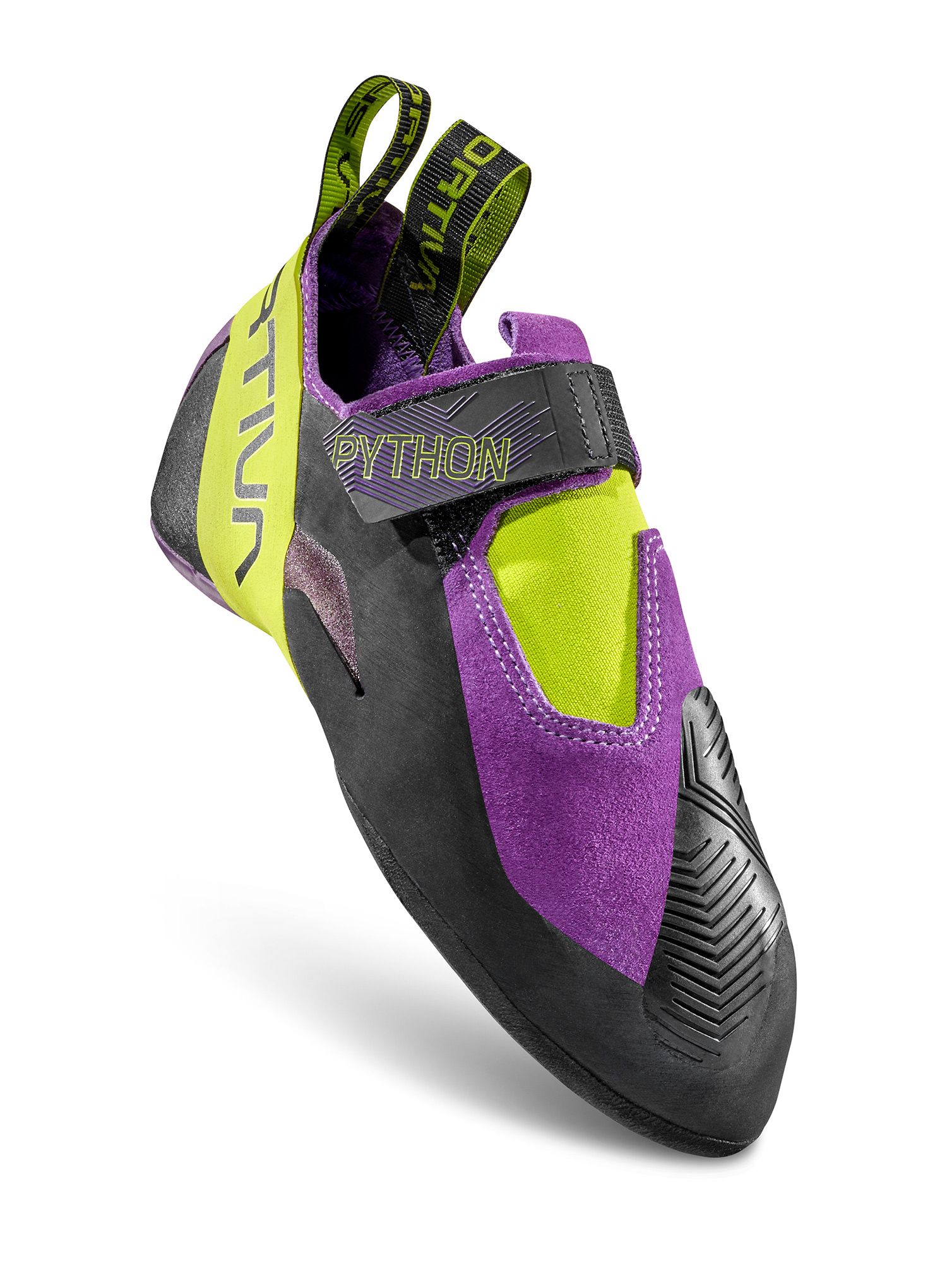 Plezalni čevlji La Sportiva Python - purple/lime punch