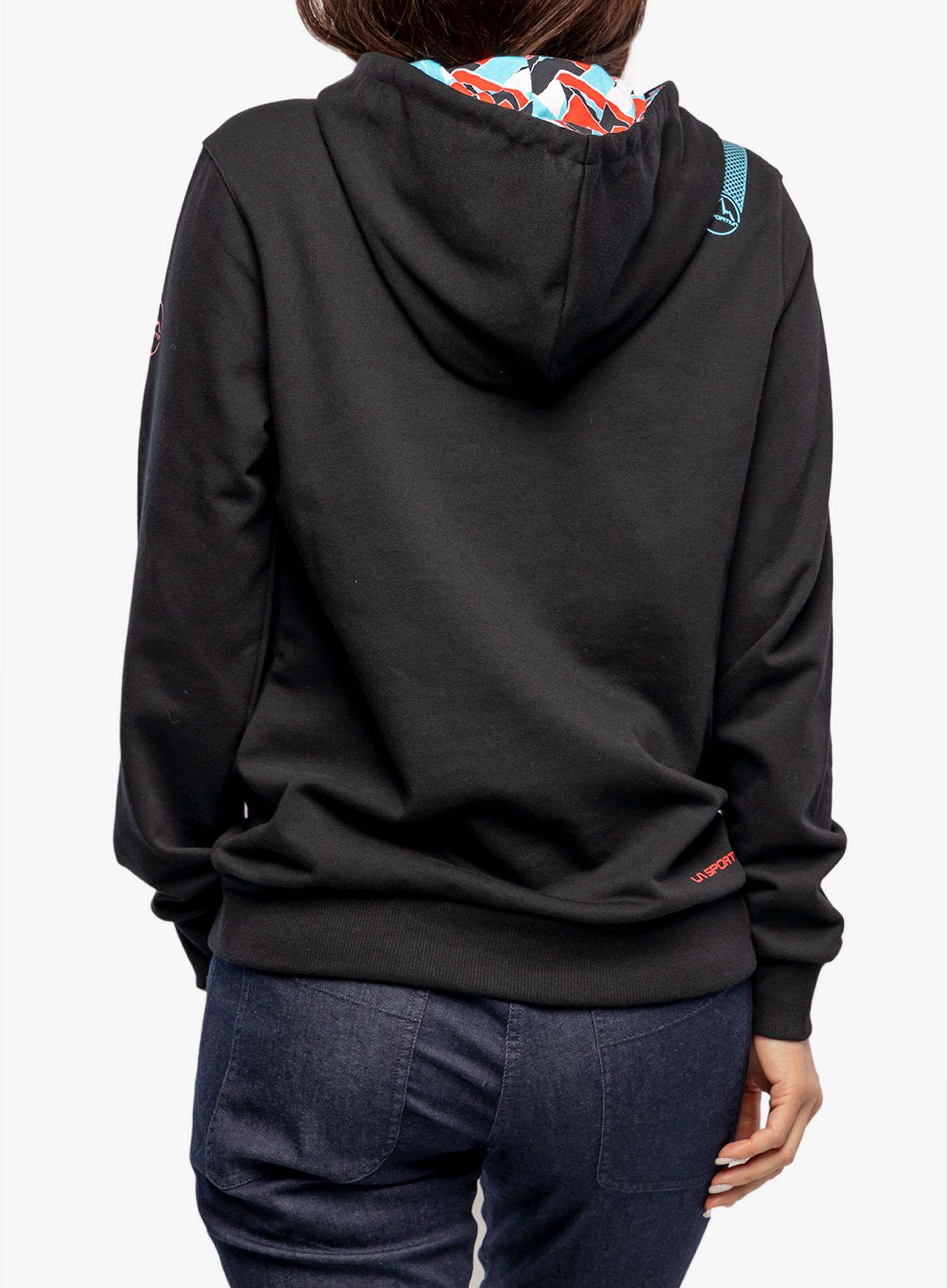 Ženska jopa s kapuco La Sportiva Retro Hoody - black