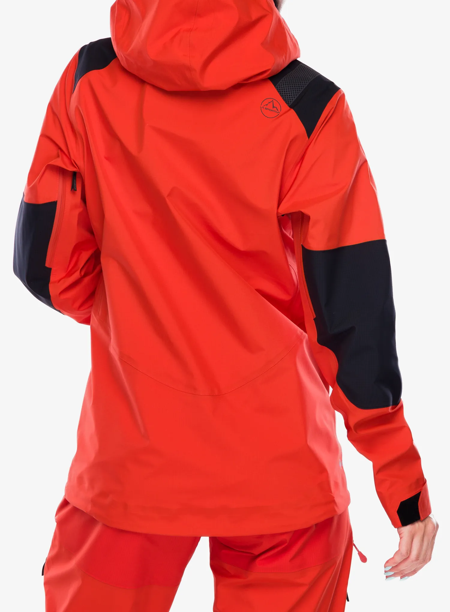 Ženska hardshell jakna La Sportiva Roseg GTX Jacket - cherry tomato/black