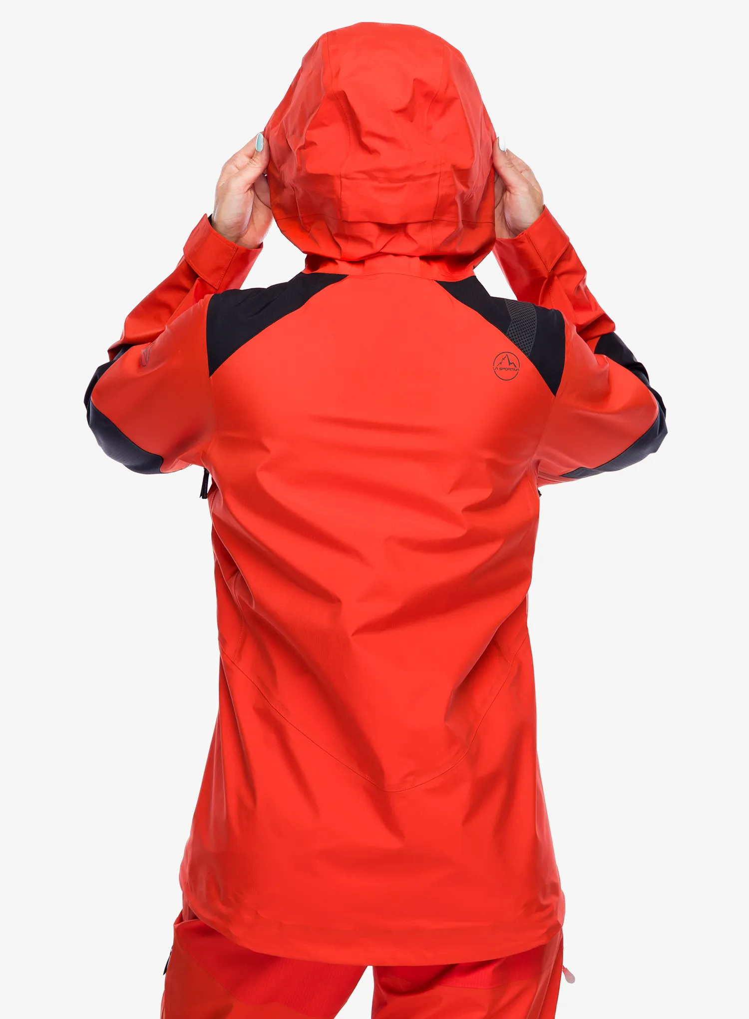 Ženska hardshell jakna La Sportiva Roseg GTX Jacket - cherry tomato/black
