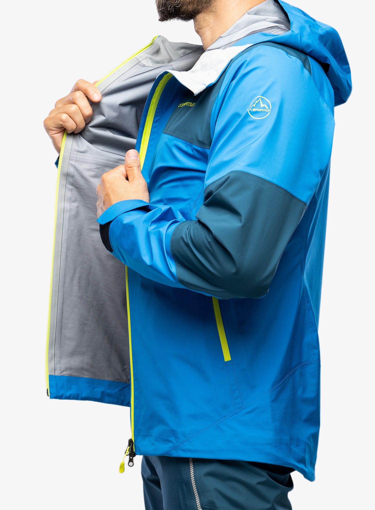 Nepremočljiva jakna La Sportiva Roseg GTX Jacket - electric blue/storm blue