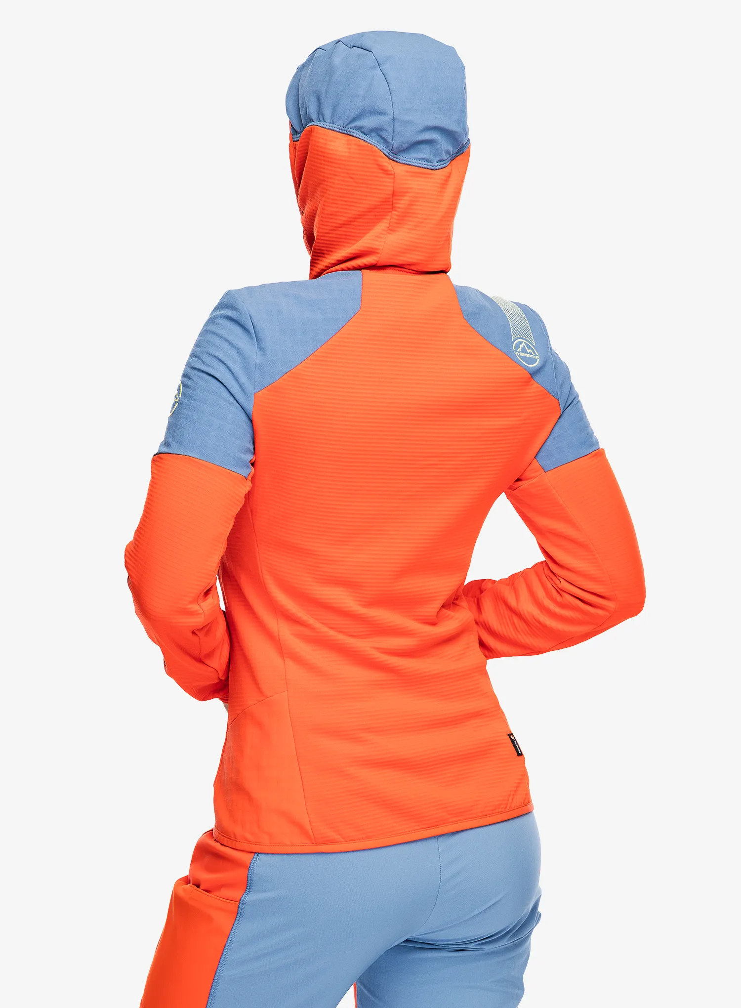 Ženska jopica La Sportiva Session Tech Hoody - cherry tomato/moonlight