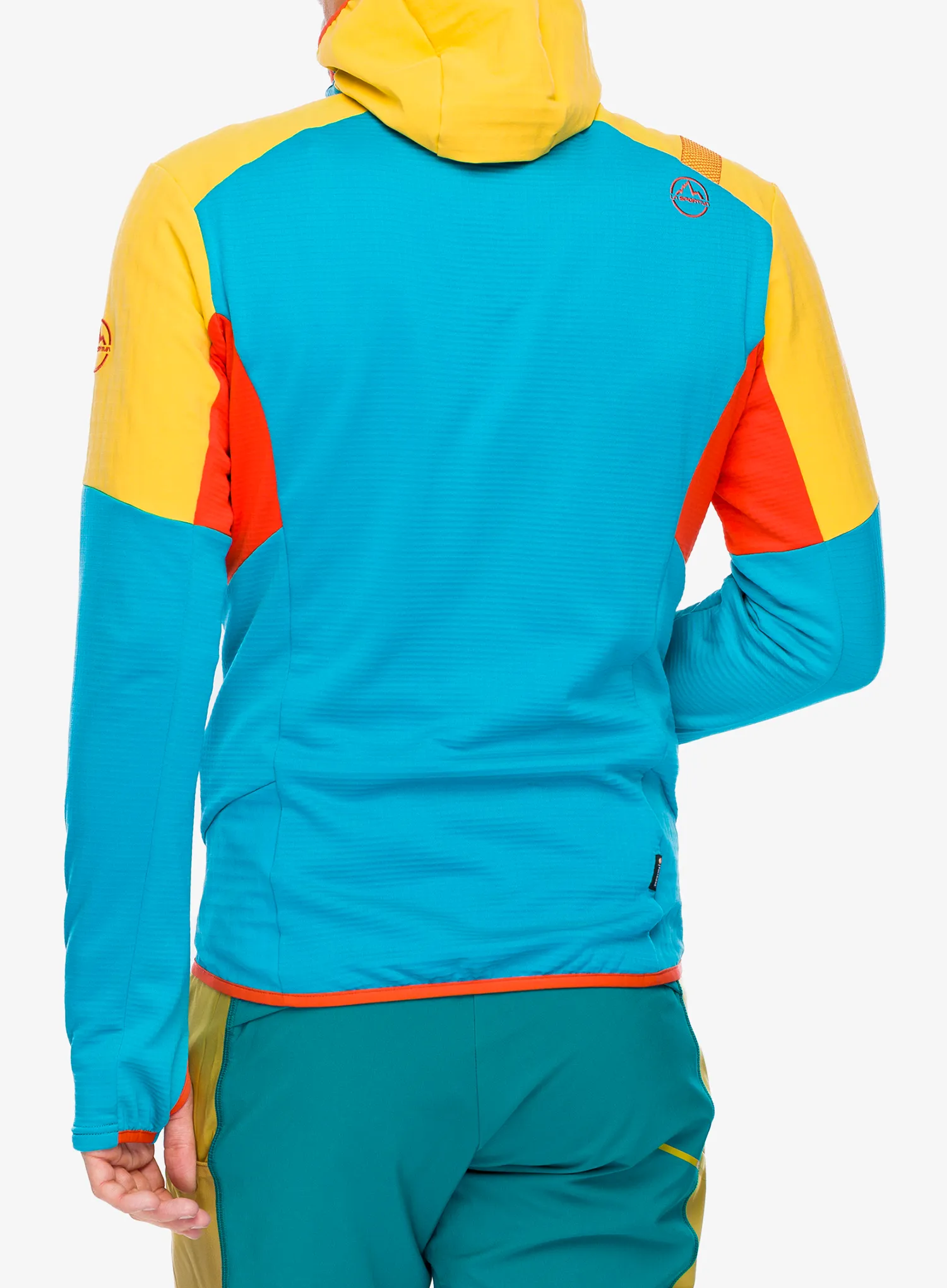 Jopica s kapuco La Sportiva Session Tech Hoody - tropic blue/bamboo