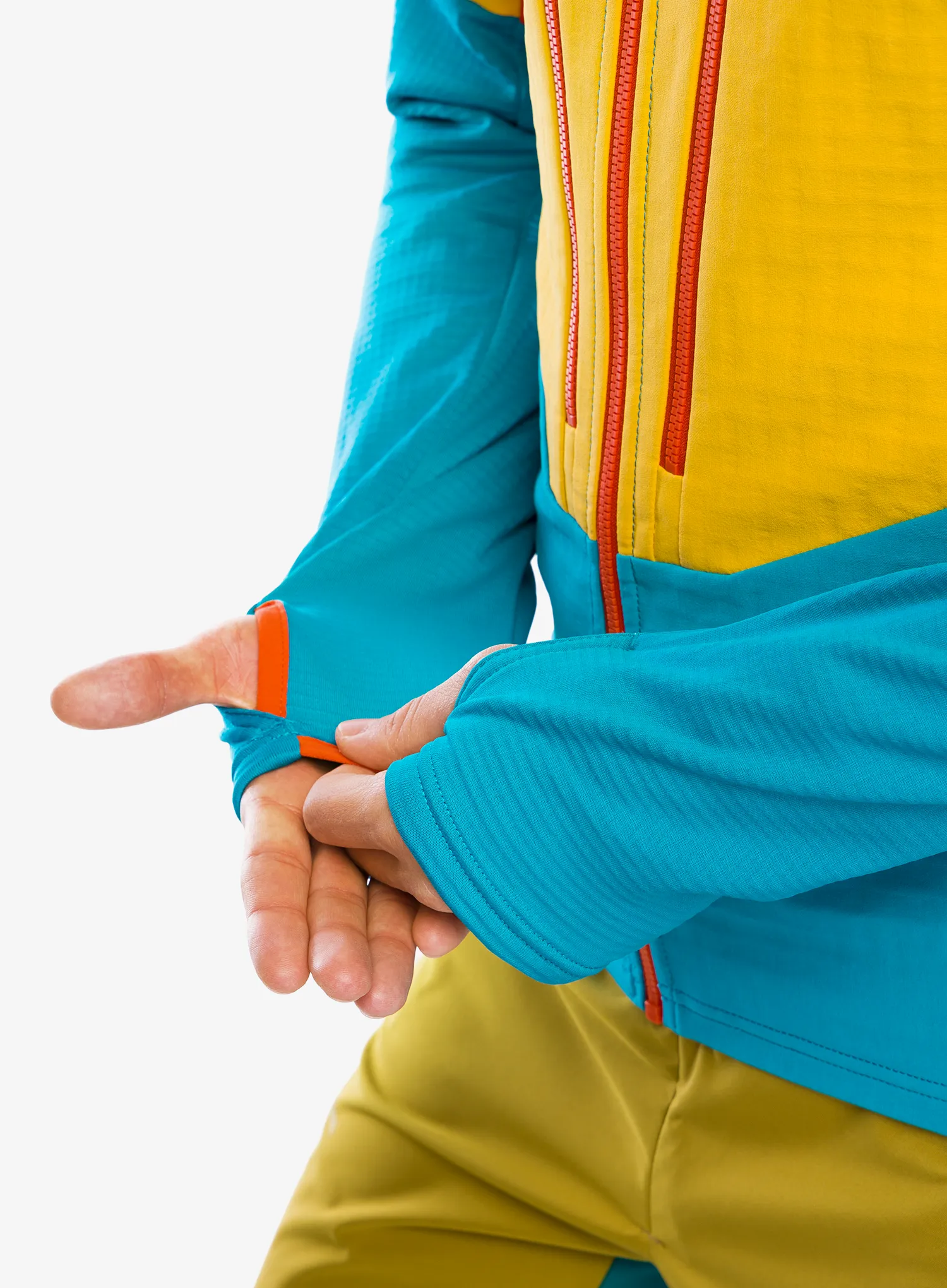 Jopica s kapuco La Sportiva Session Tech Hoody - tropic blue/bamboo