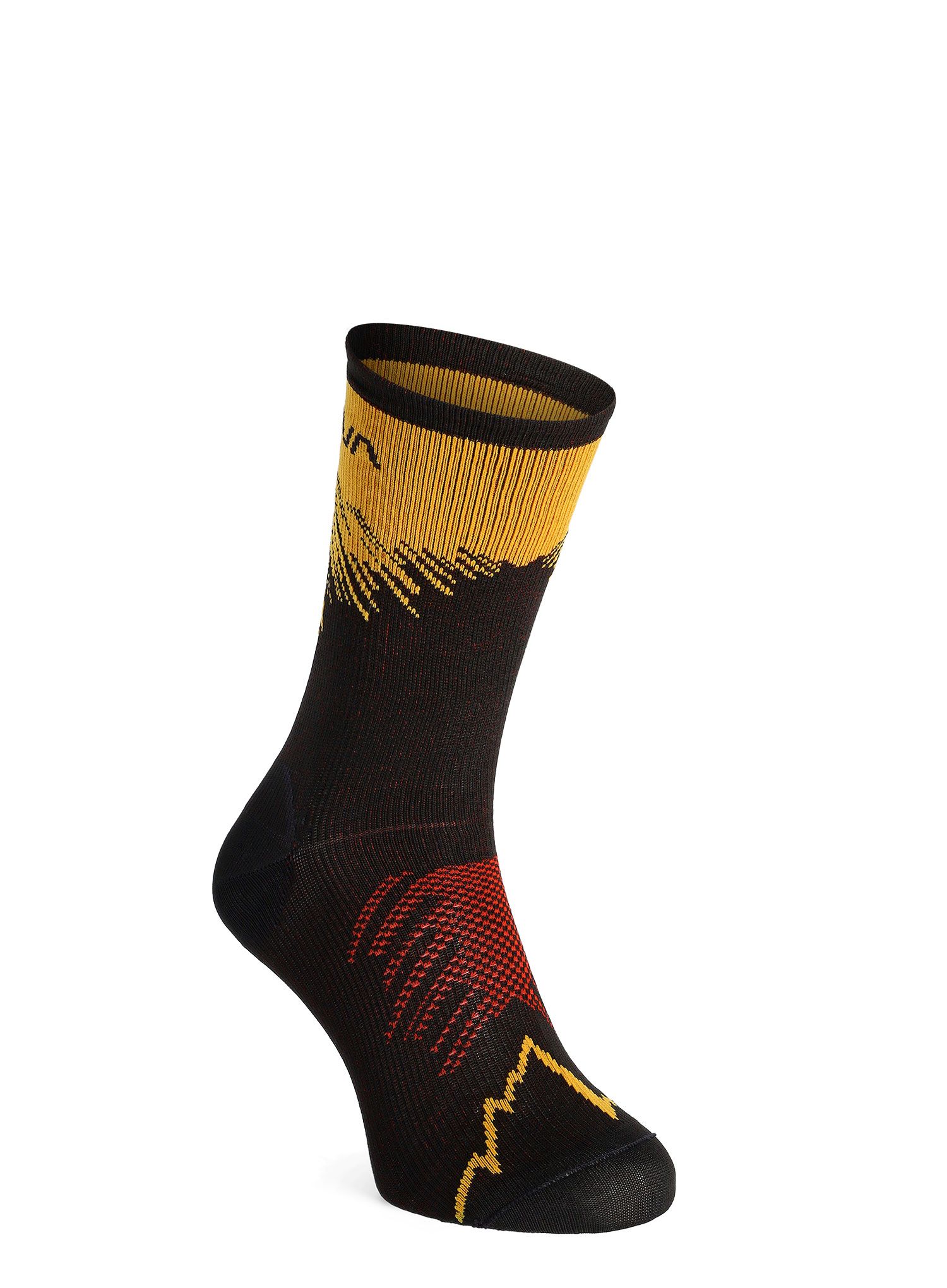 Tekaške nogavice La Sportiva Sky Socks - black/yellow