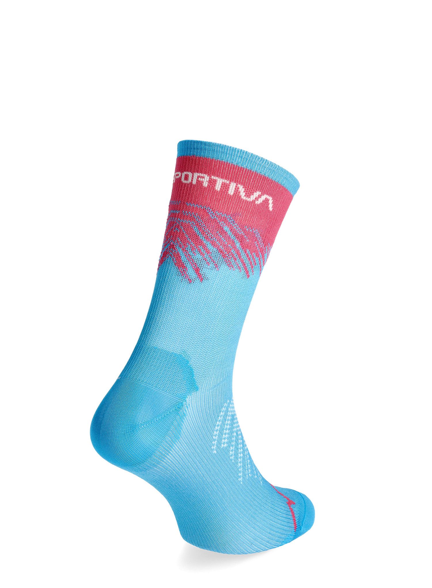 Tekaške nogavice La Sportiva Sky Socks - malibu blue/hibiscus