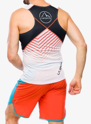 Majica za tek La Sportiva Slipstream Tank - white/black
