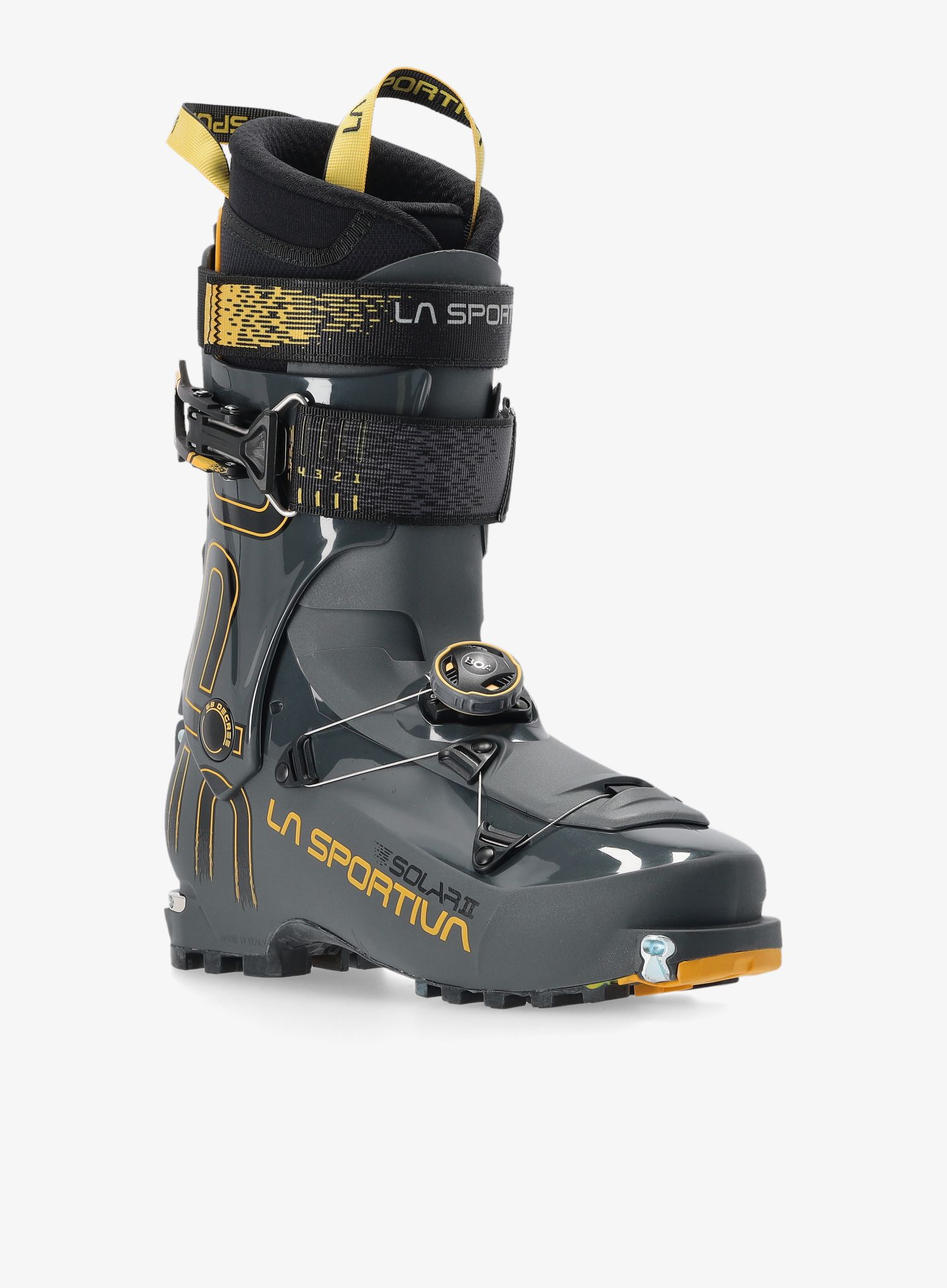 Čevlji za turno smučanje La Sportiva Solar II - carbon/yellow