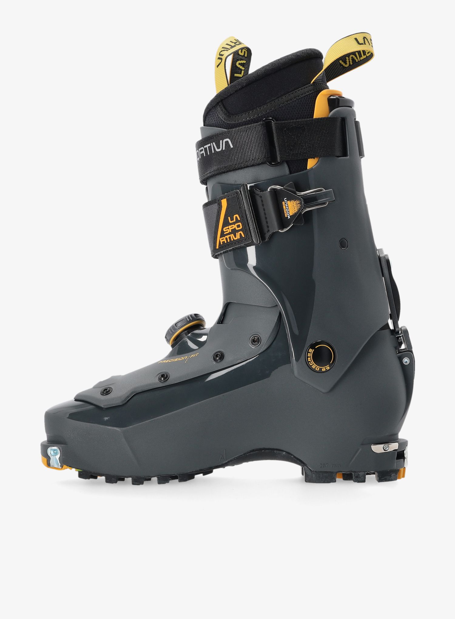 Čevlji za turno smučanje La Sportiva Solar II - carbon/yellow