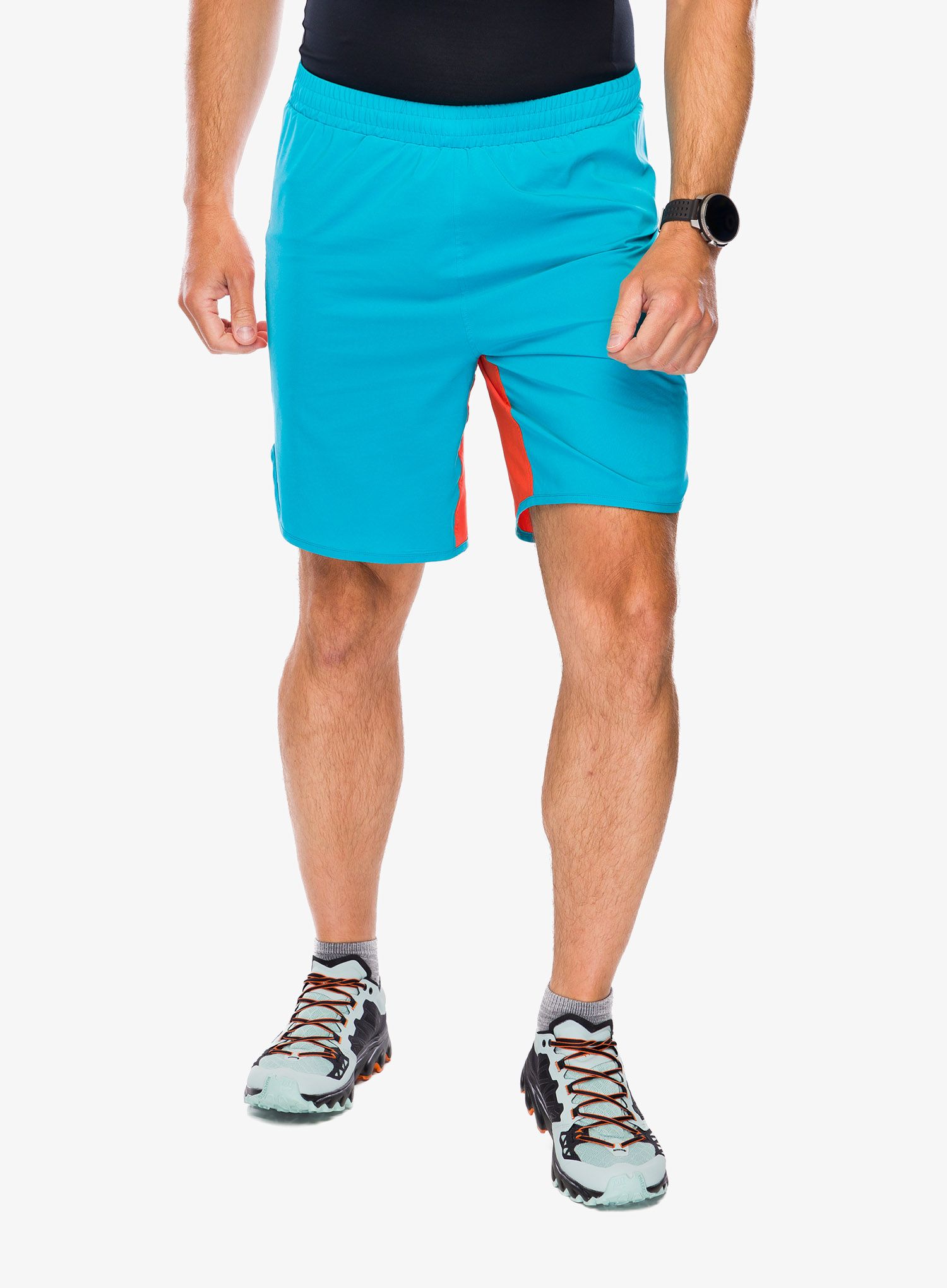 Tekaške kratke hlače La Sportiva Sudden Short - tropic blue/cherry tomato