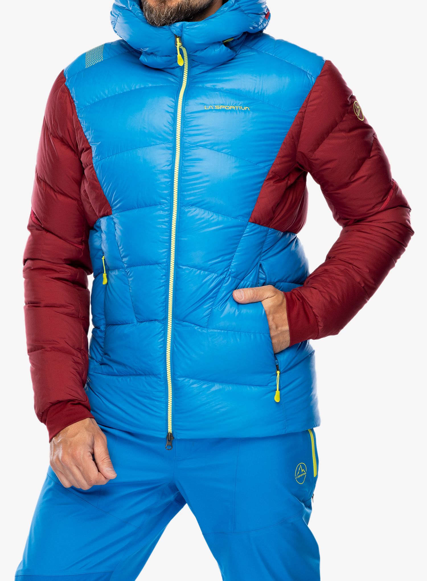 Puhovka La Sportiva Supercouloir 1000 Down Jkt - electric blue/sangria