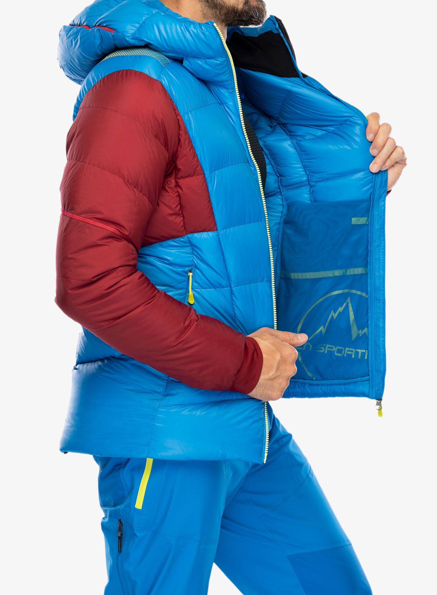 Puhovka La Sportiva Supercouloir 1000 Down Jkt - electric blue/sangria