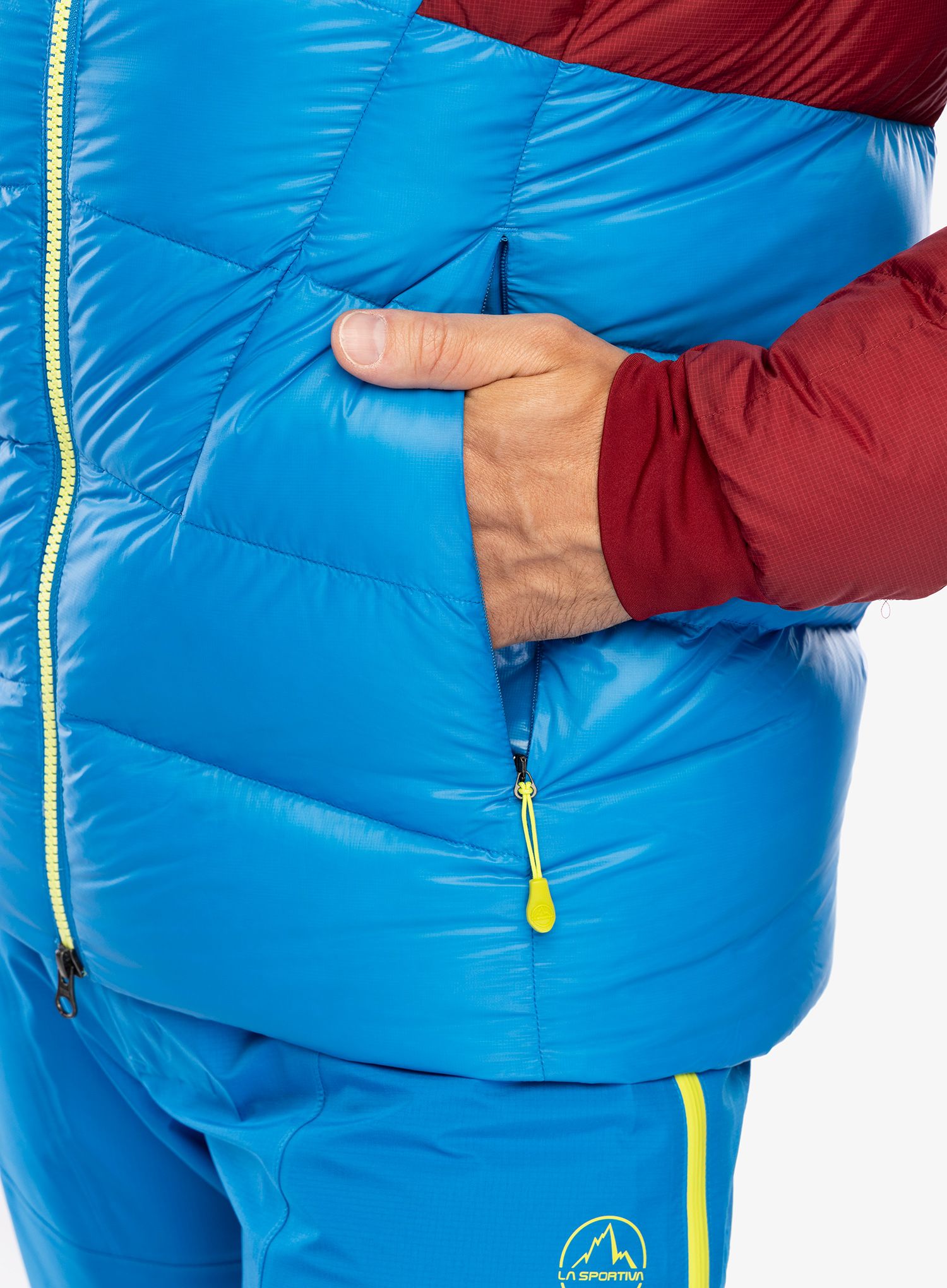 Puhovka La Sportiva Supercouloir 1000 Down Jkt - electric blue/sangria