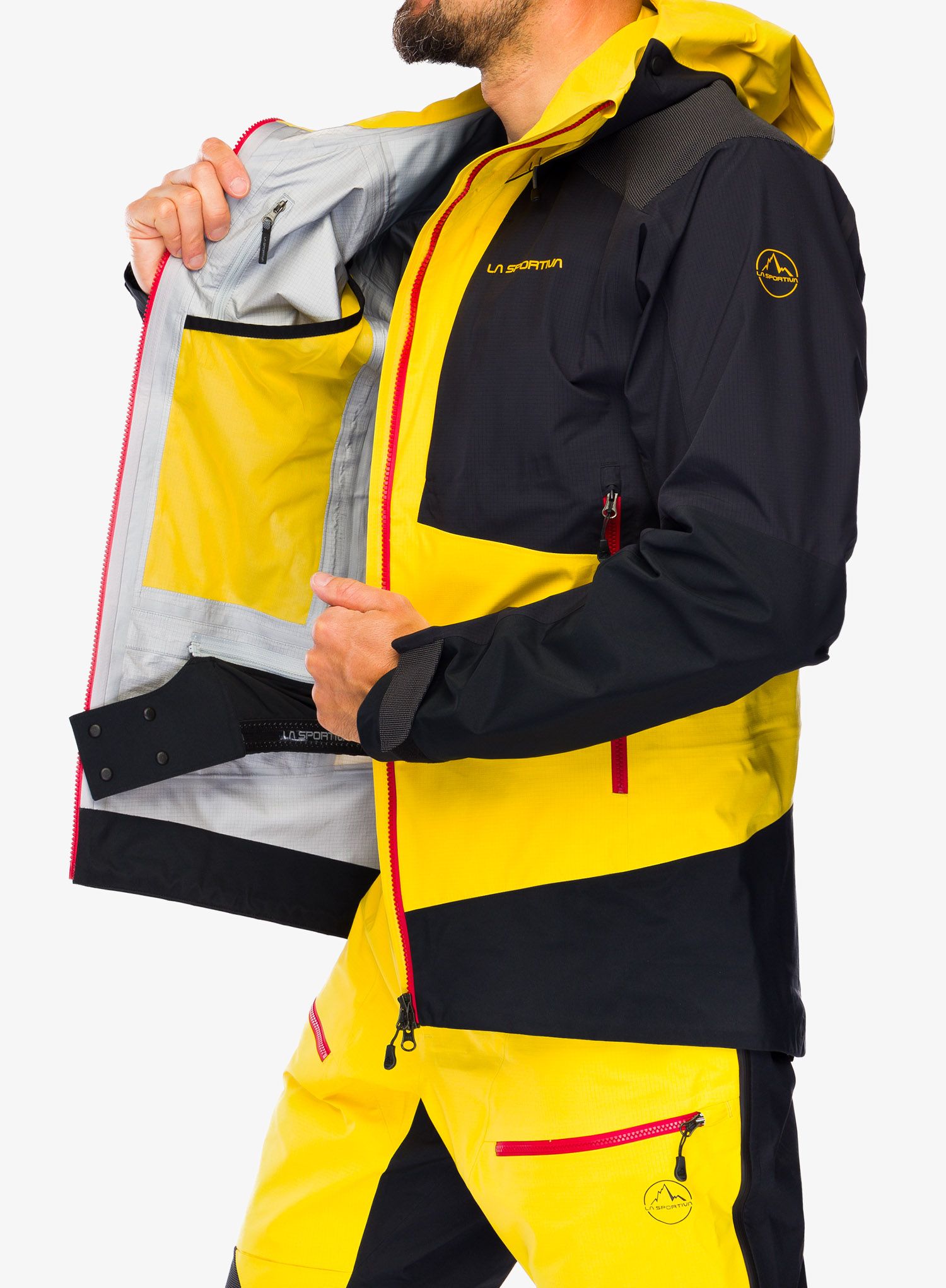 Nepremočljiva jakna La Sportiva Supercouloir GTX Pro Jacket - yellow/black