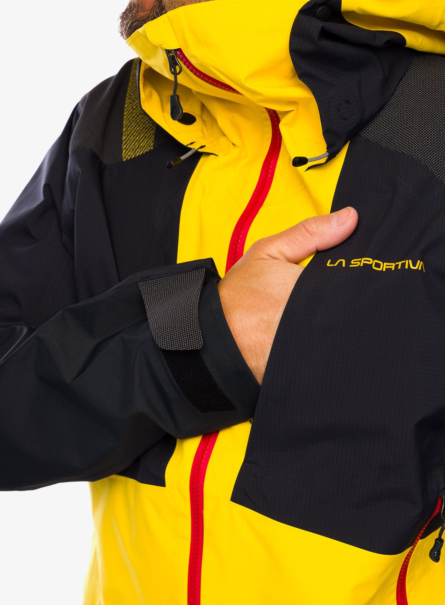 Nepremočljiva jakna La Sportiva Supercouloir GTX Pro Jacket - yellow/black