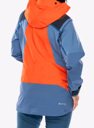 Ženska hardshell jakna La Sportiva Supercouloir GTX Pro Jkt - cherry tomato/moonlight
