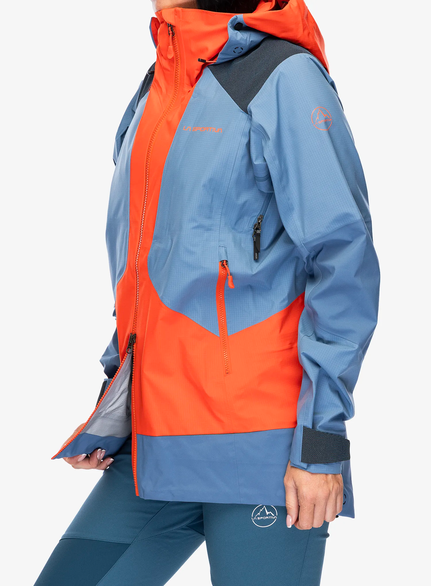 Ženska hardshell jakna La Sportiva Supercouloir GTX Pro Jkt - cherry tomato/moonlight