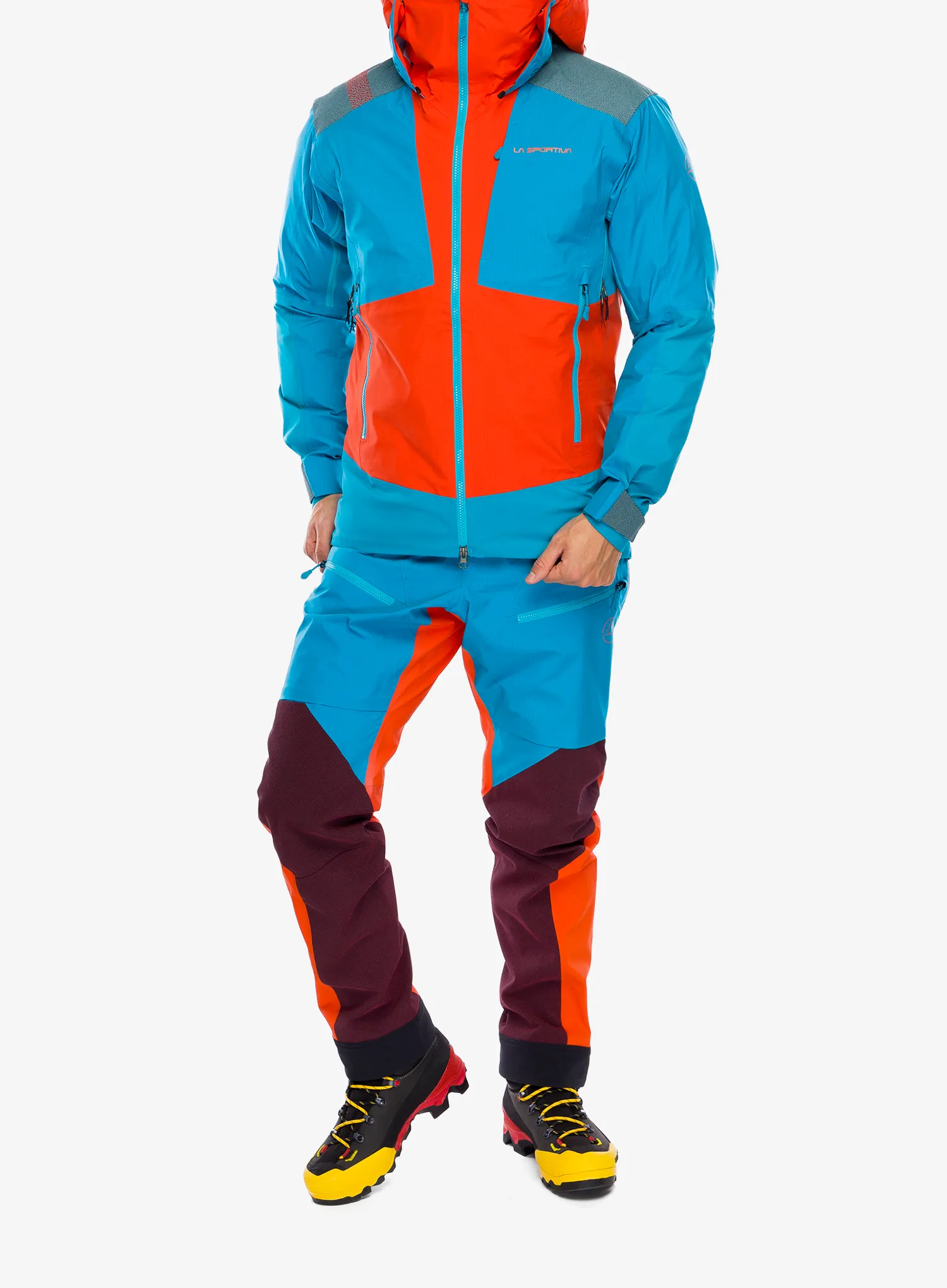 GORE-TEX jakna La Sportiva Supercouloir GTX Pro Jkt - cherry tomato/tropic blue