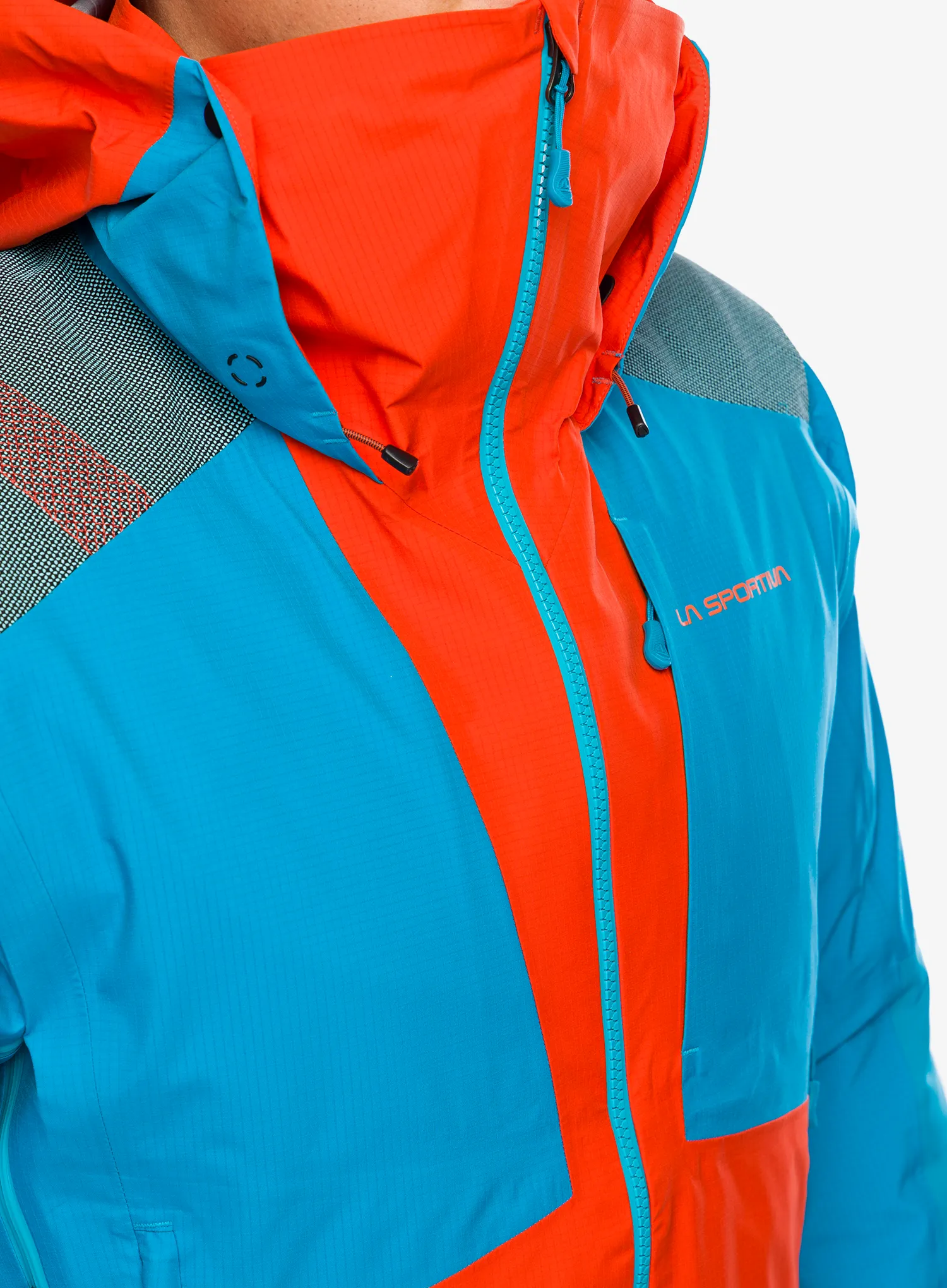 GORE-TEX jakna La Sportiva Supercouloir GTX Pro Jkt - cherry tomato/tropic blue