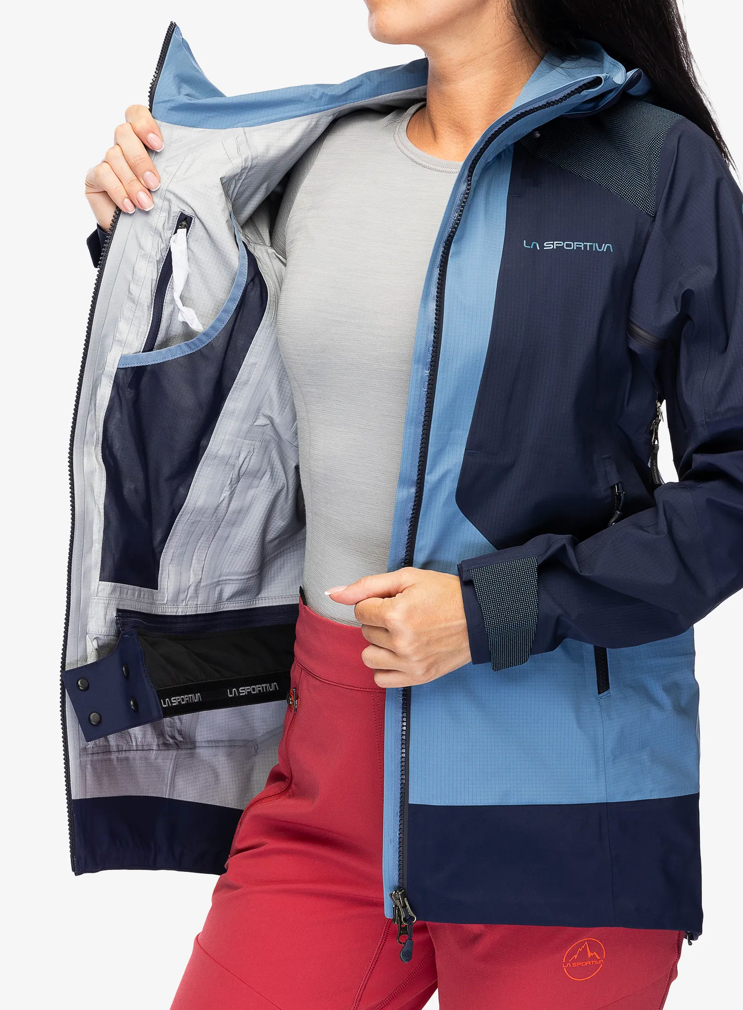 Ženske GORE-TEX jakna La Sportiva Supercouloir GTX Pro Jkt - moonlight/deep sea