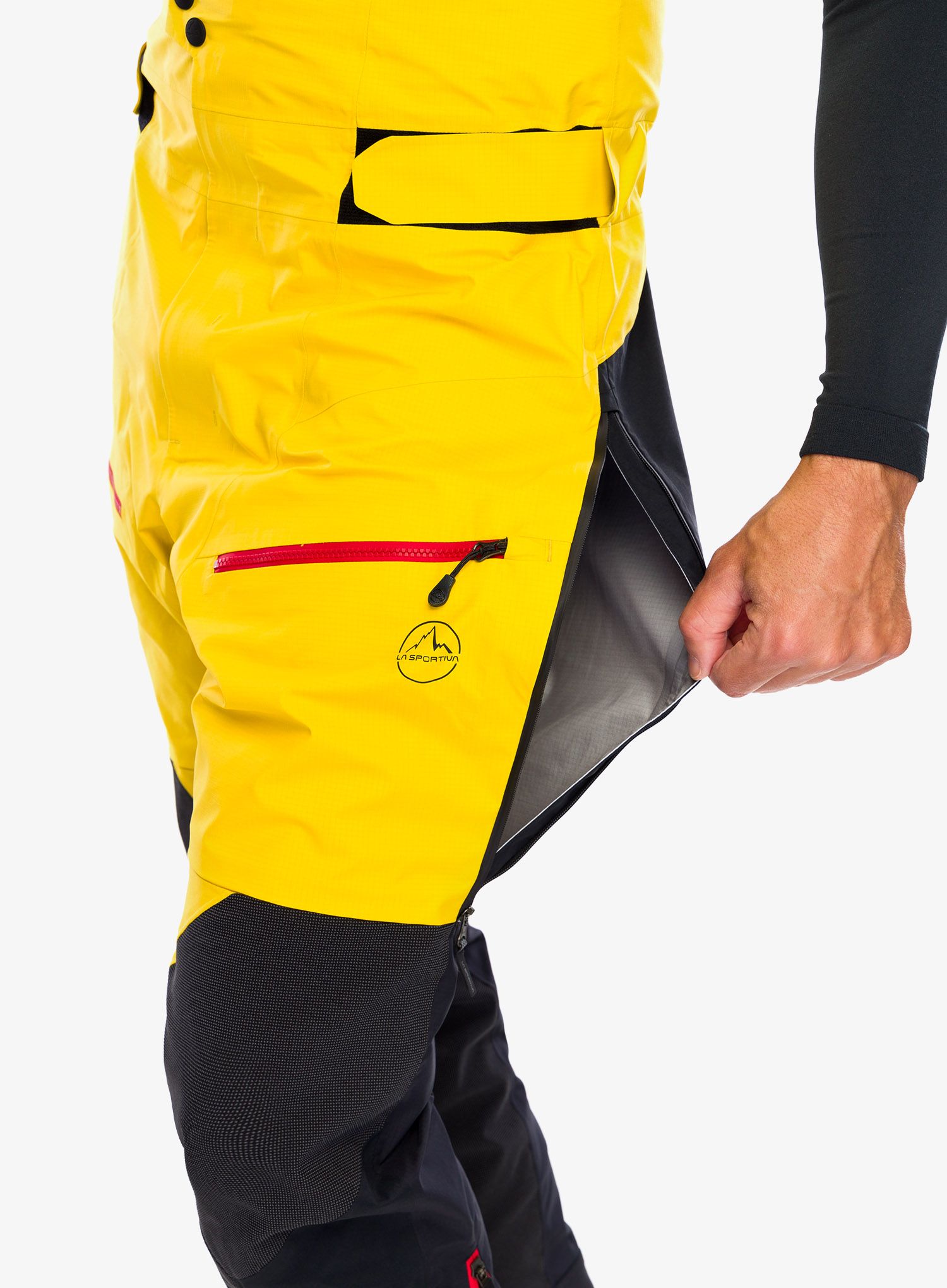 Nepremočljive hlače La Sportiva Supercouloir GTX Pro Pant - yellow/black