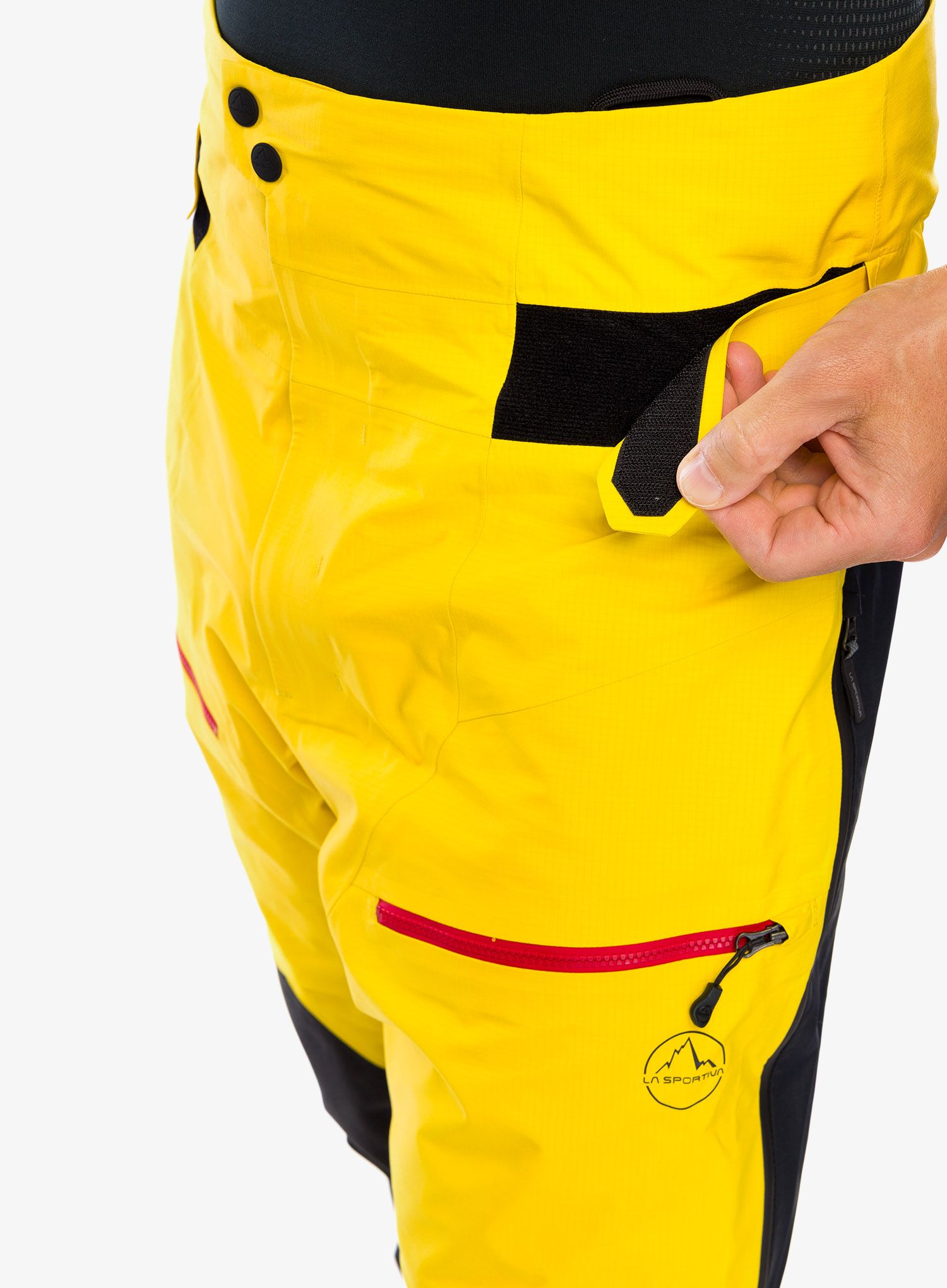 Nepremočljive hlače La Sportiva Supercouloir GTX Pro Pant - yellow/black