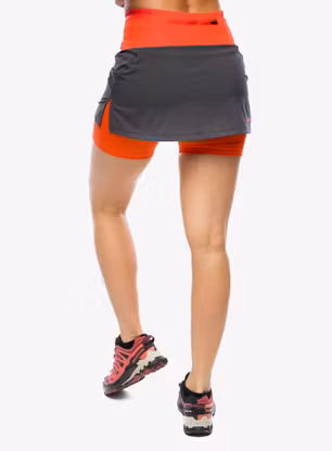 Tekaško krilo La Sportiva Swift Ultra Skirt 5 - carbon/cherry tomato