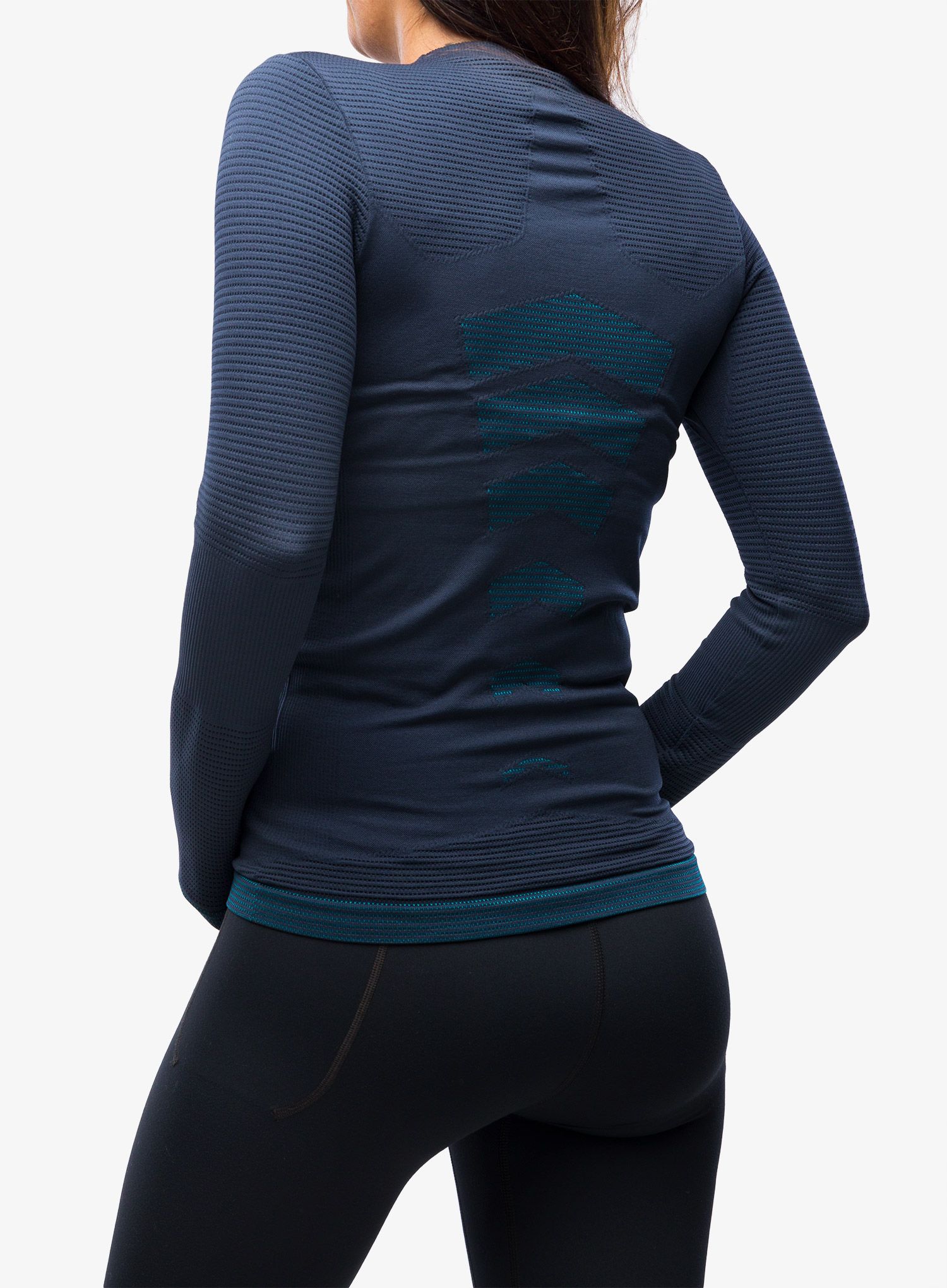 Ženska termo flis jopa La Sportiva Synth Light Longsleeve - storm blue/lagoon