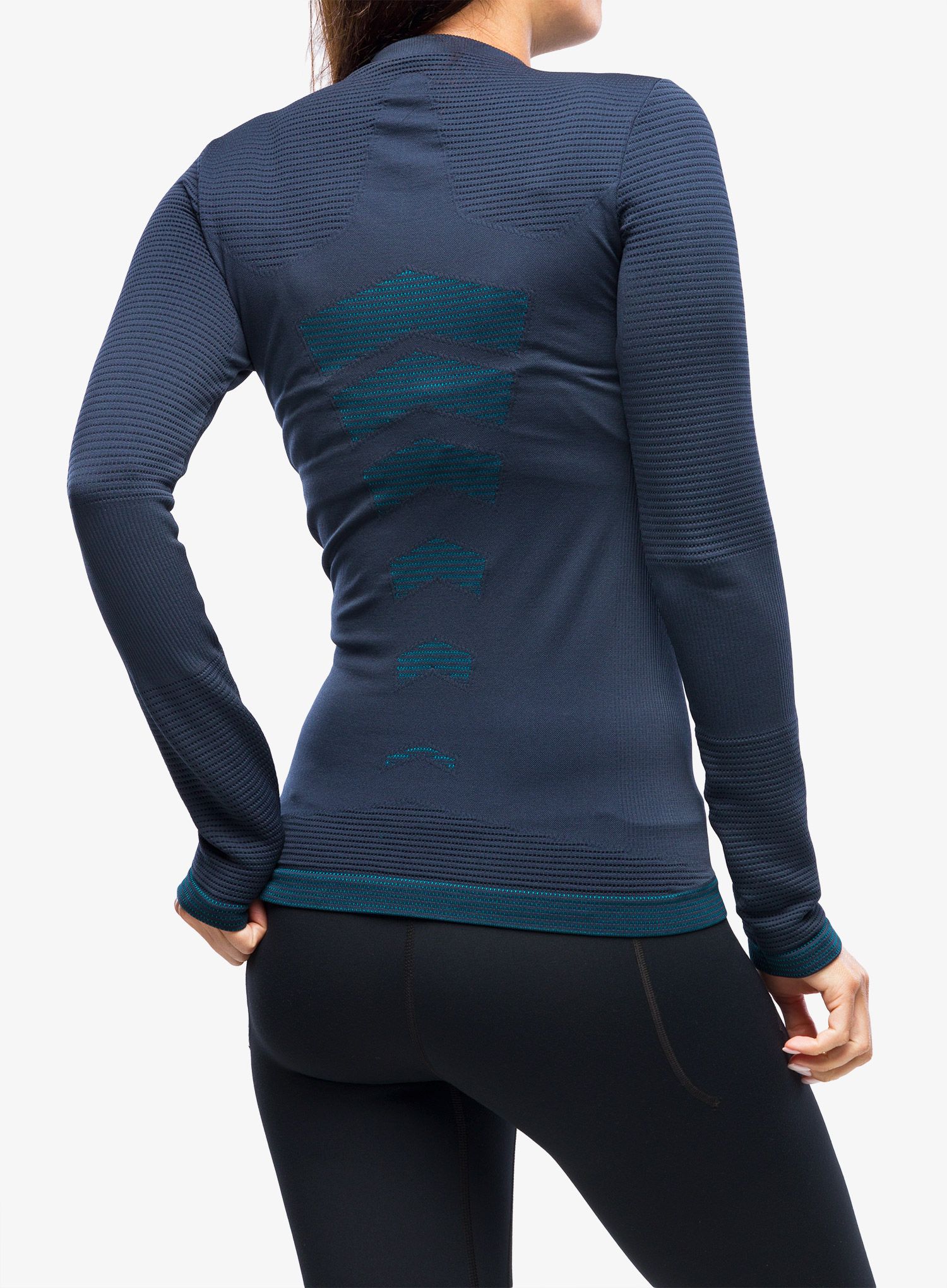 Ženska termo flis jopa La Sportiva Synth Light Longsleeve - storm blue/lagoon
