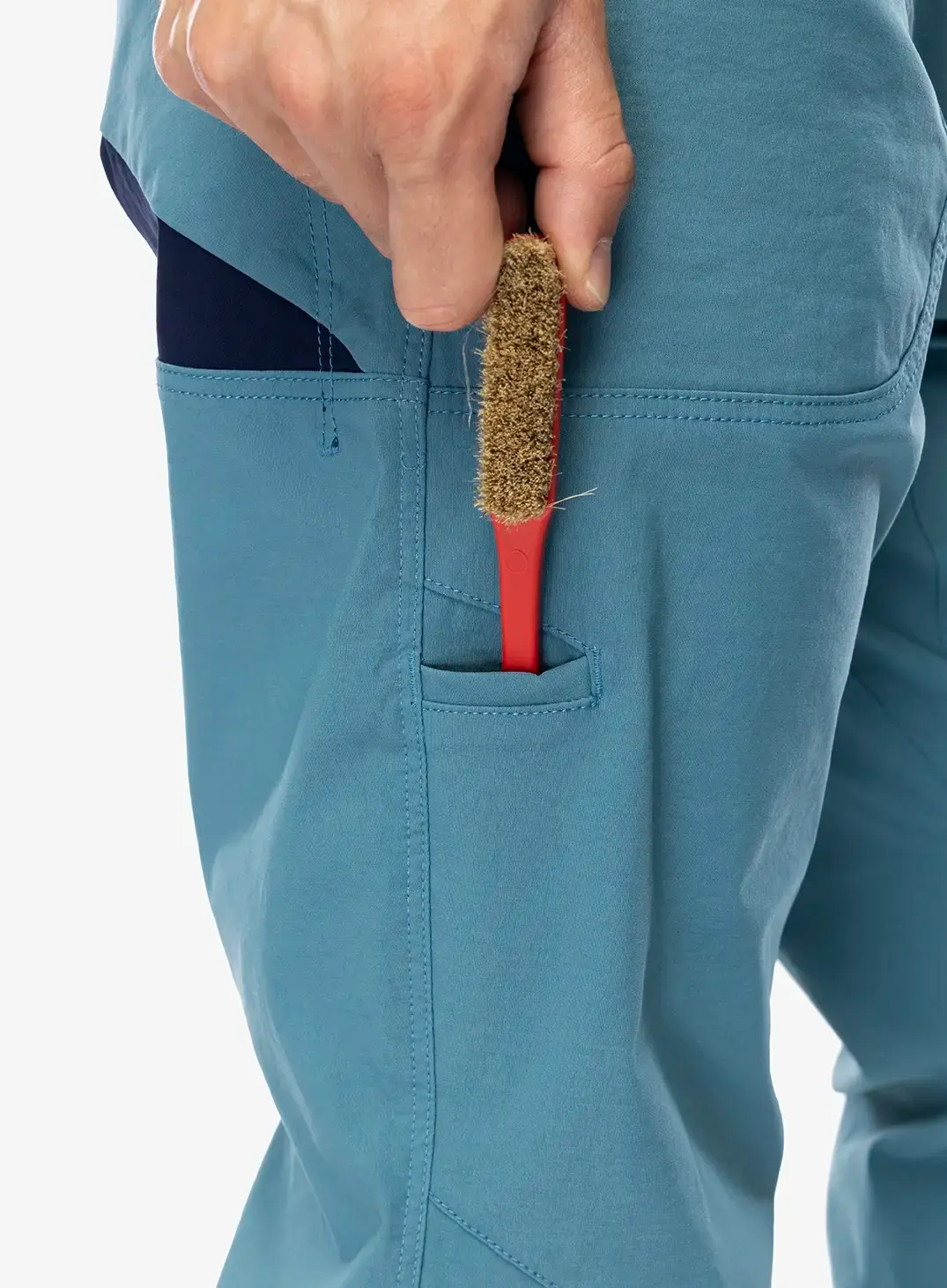 Plezalne hlače La Sportiva Talus Pant - hurricane/deep sea