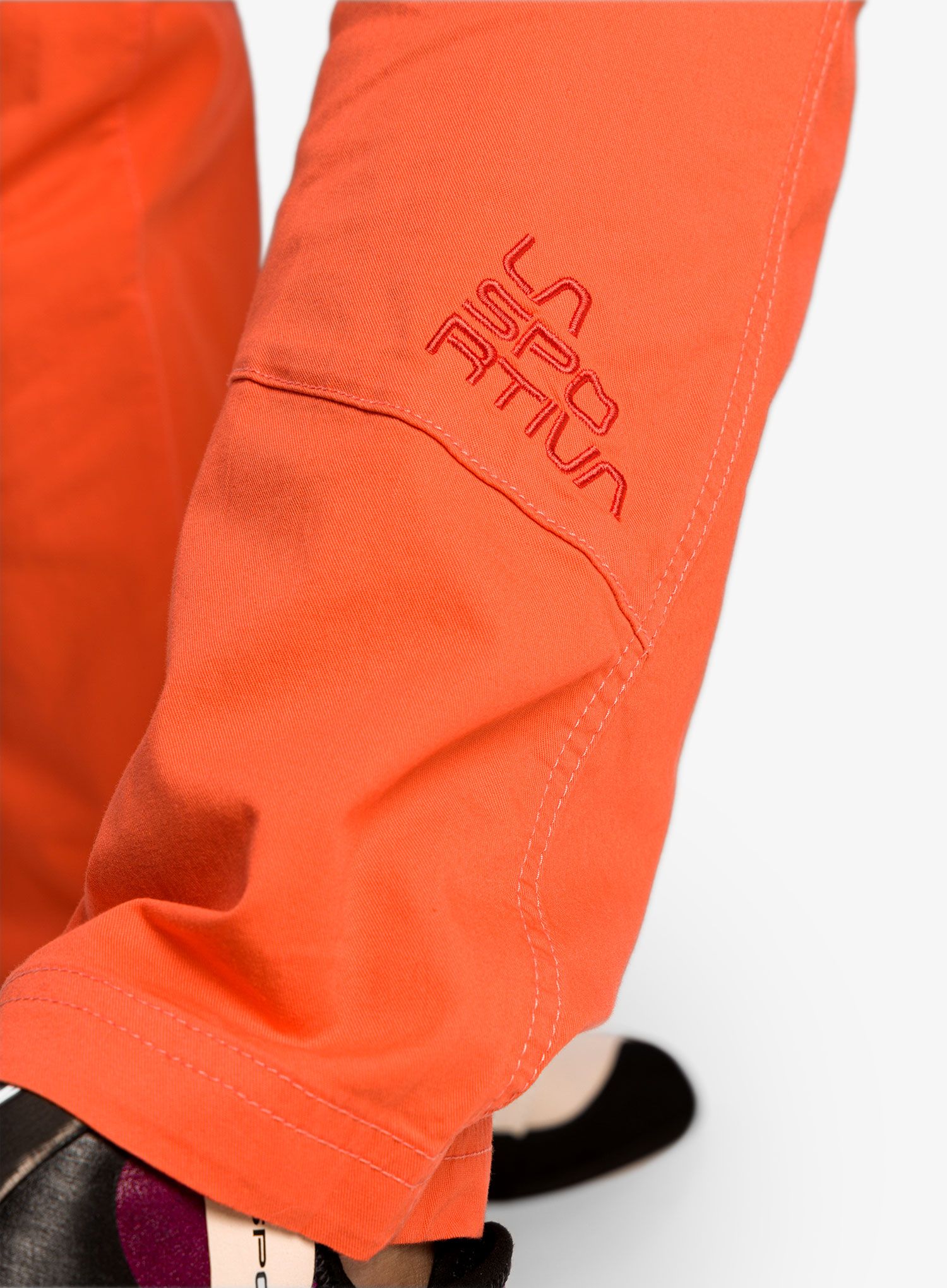 Ženske plezalne hlače La Sportiva Temple Pant - flamingo/velvet