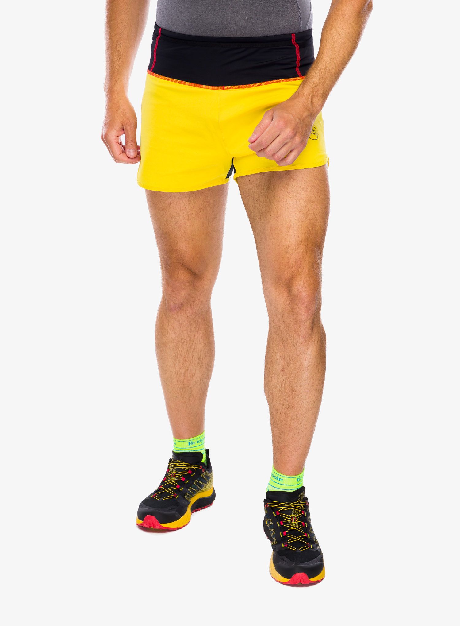 Tekaške kratke hlače La Sportiva Tempo Short - yellow/black