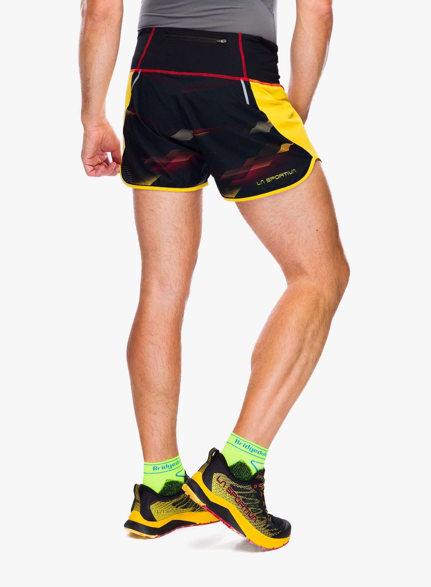 Tekaške kratke hlače La Sportiva Tempo Short - yellow/black