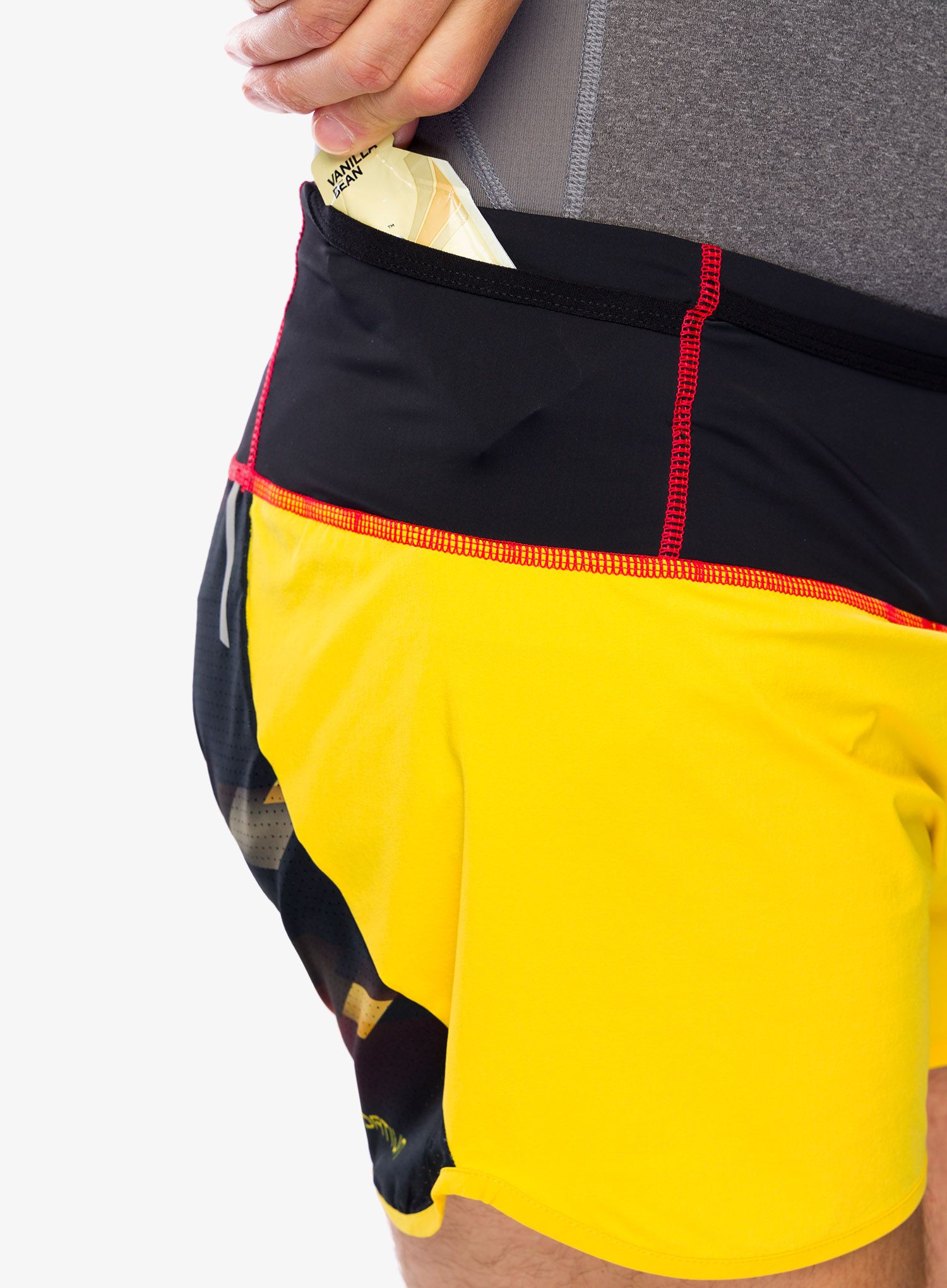 Tekaške kratke hlače La Sportiva Tempo Short - yellow/black