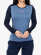 Ženska termo flis jopa La Sportiva Tour Long Sleeve - moonlight/deep sea
