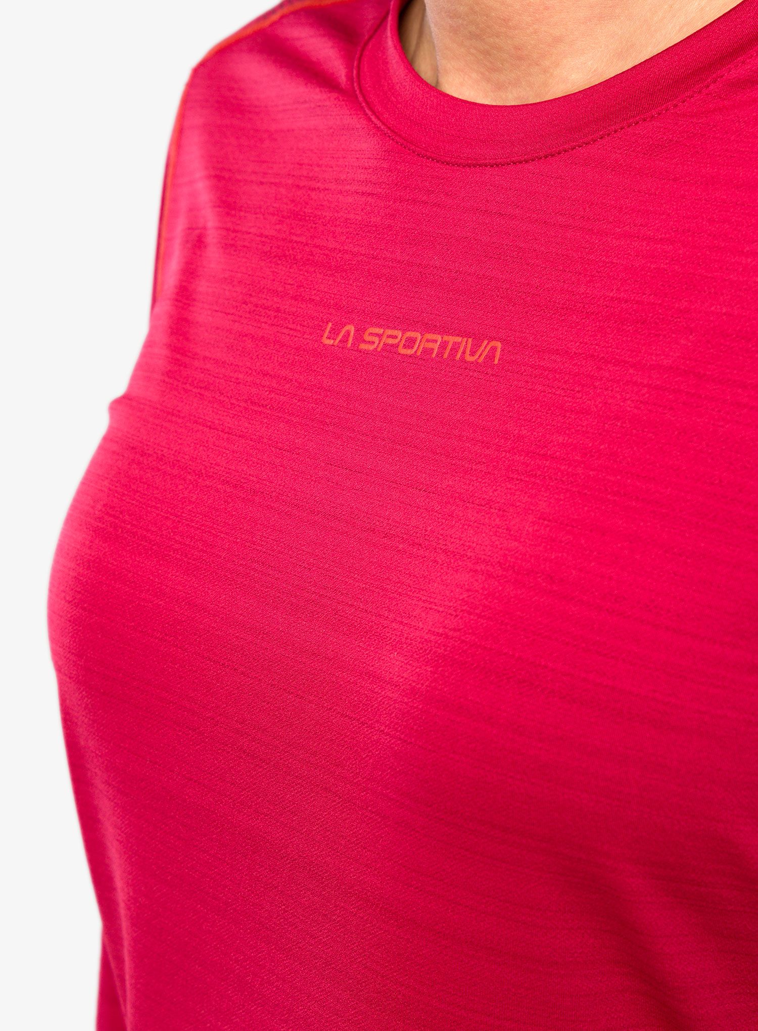 Ženska termo flis jopa La Sportiva Tour Long Sleeve - velvet/cherry tomato