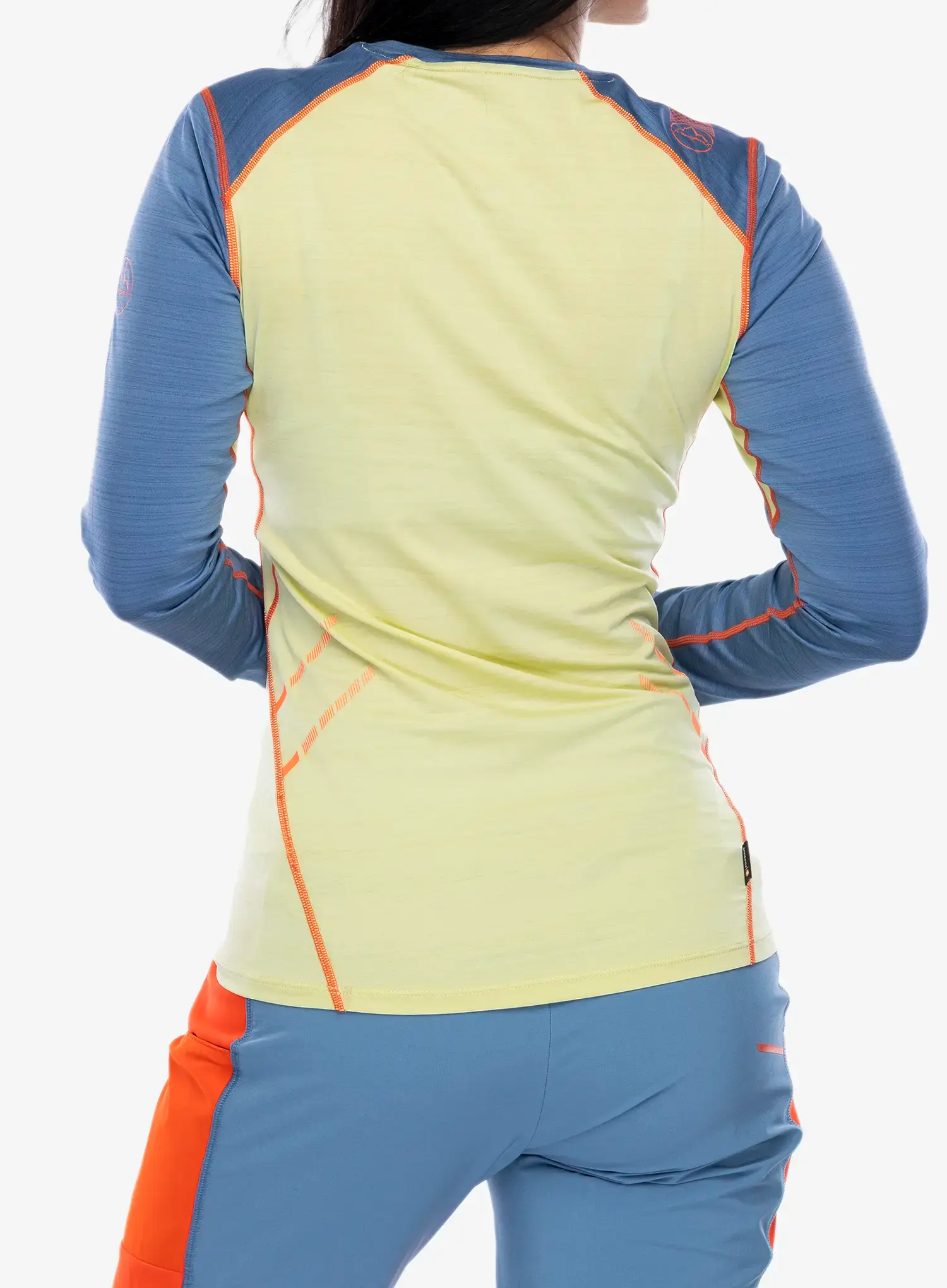 Ženska termo flis jopa La Sportiva Tour Long Sleeve - zest/moonlight