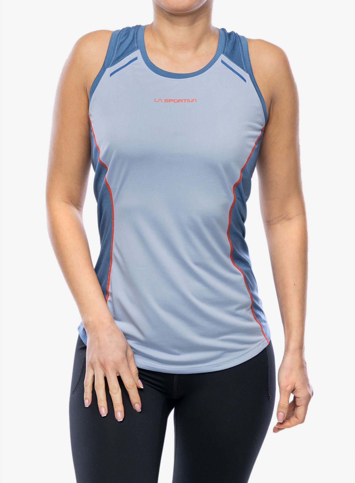 Ženska tekaška majica La Sportiva Tracer Tank - stone-blue/moonlight