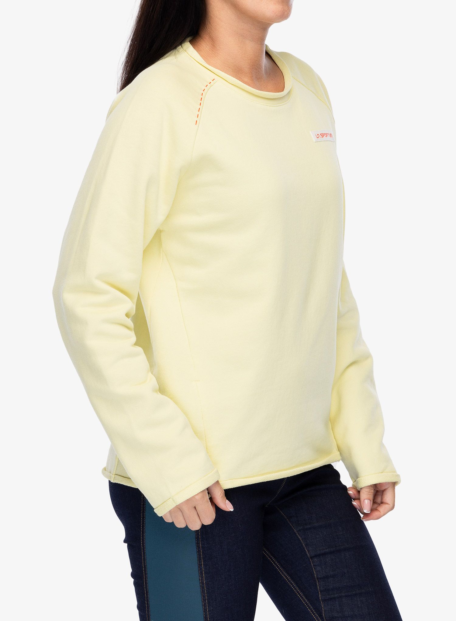 Ženska jopica La Sportiva Tufa Sweater - zest