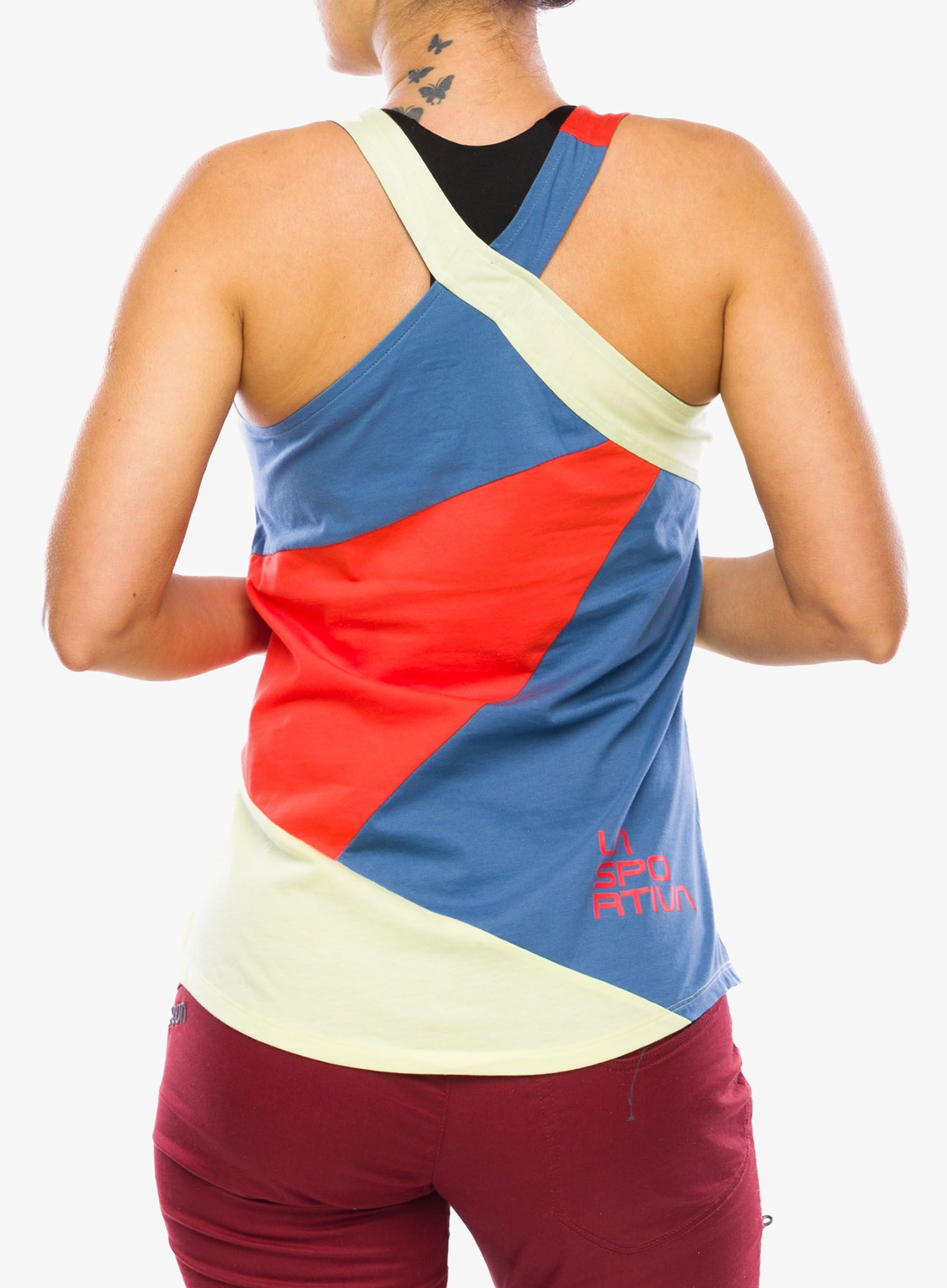 Ženski plezalni top La Sportiva Twist Tank - moonlight/zest