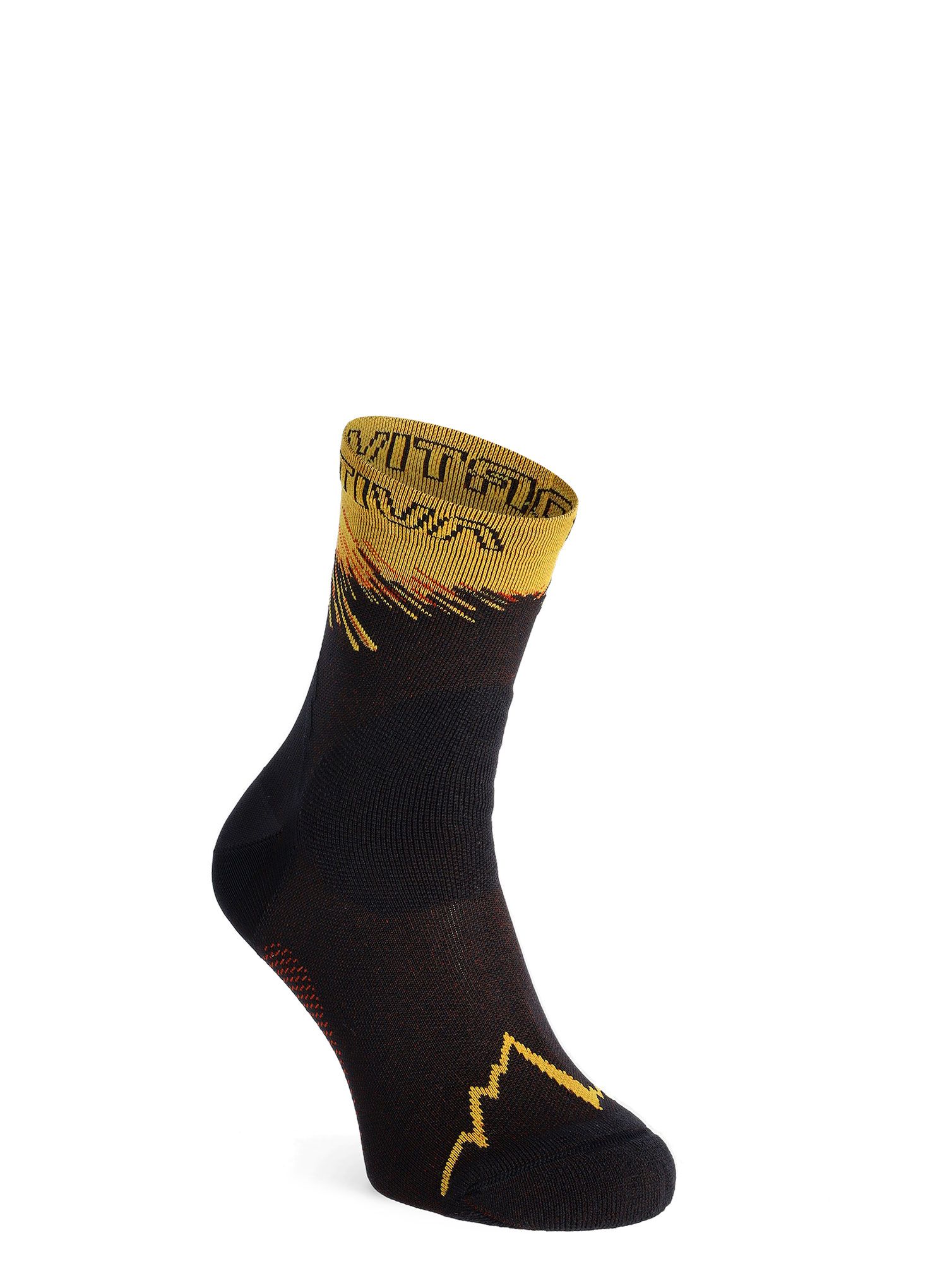 Tekaške nogavice La Sportiva Ultra Running Socks - black/yellow