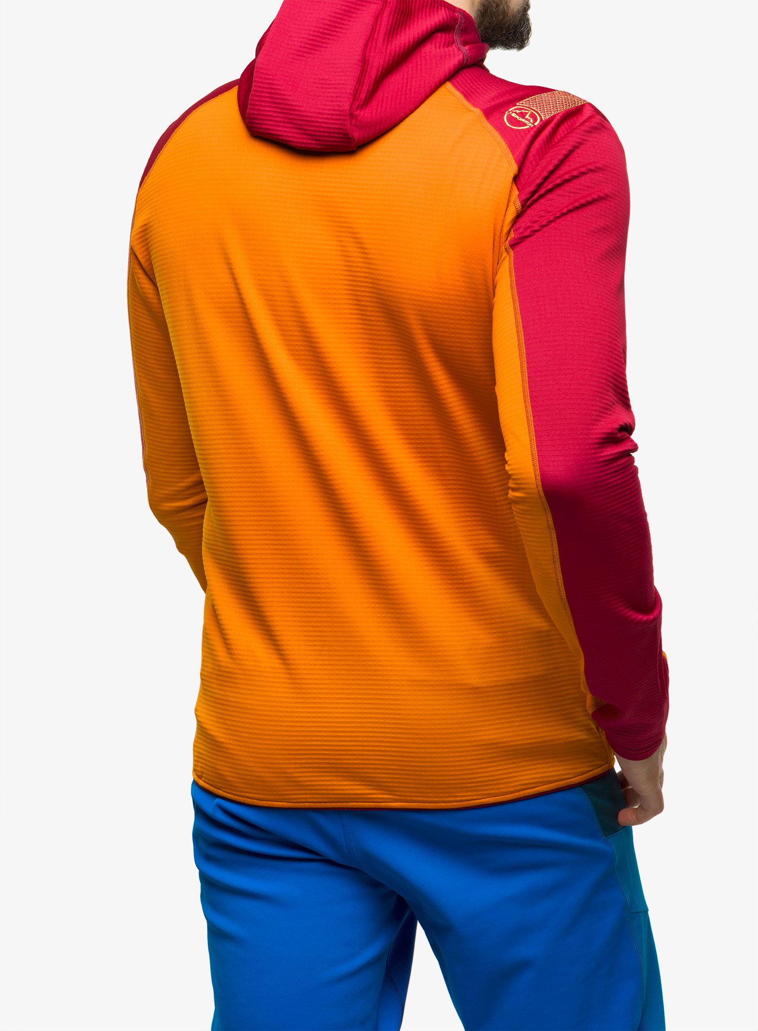 Jopica s kapuco La Sportiva Upendo Hoody - hawaiian sun/sangria