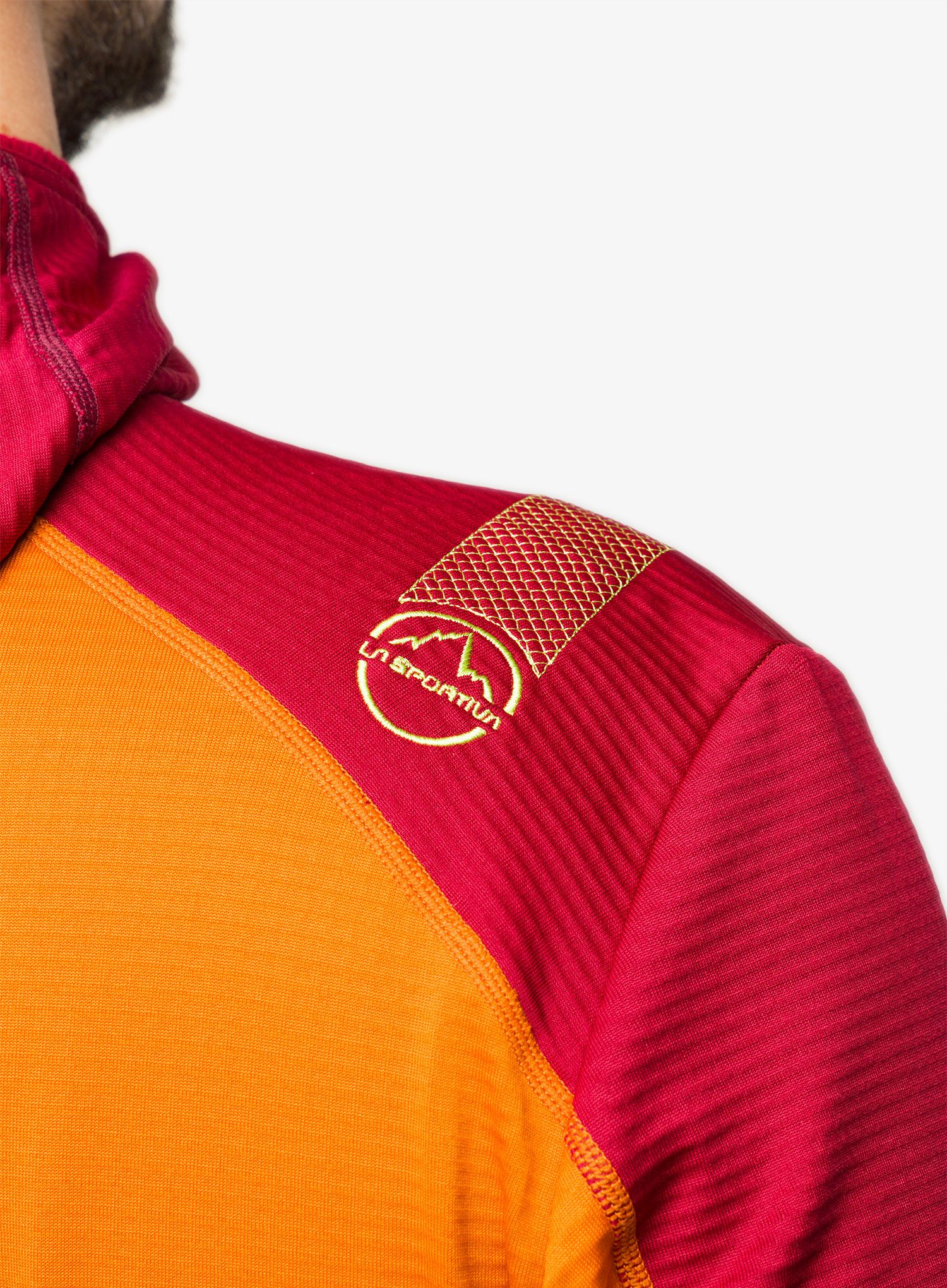 Jopica s kapuco La Sportiva Upendo Hoody - hawaiian sun/sangria