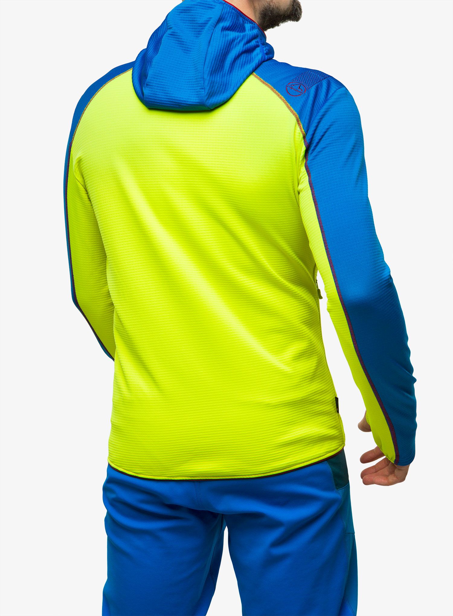 Jopica s kapuco La Sportiva Upendo Hoody - lime punch/electric blue