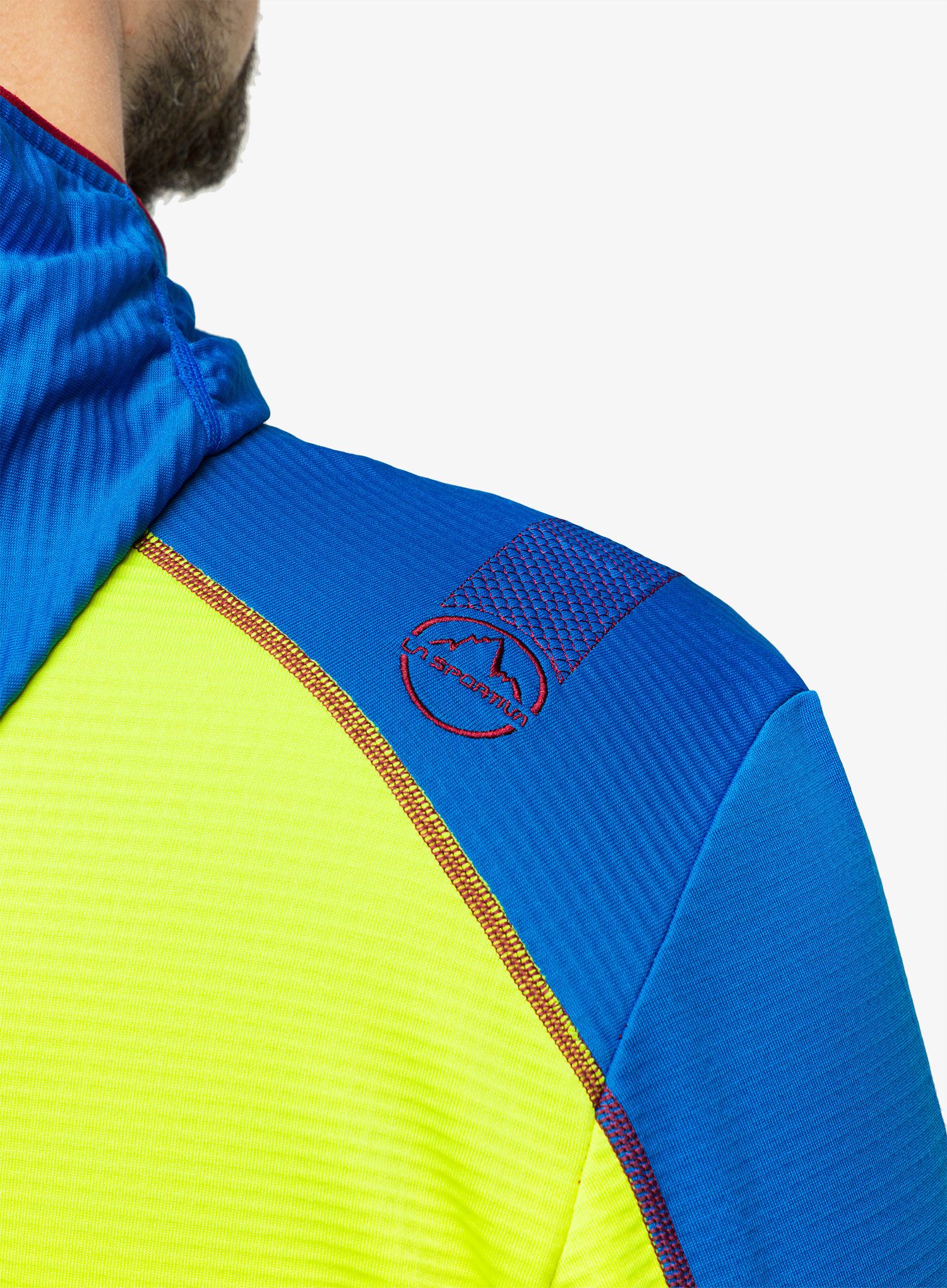Jopica s kapuco La Sportiva Upendo Hoody - lime punch/electric blue