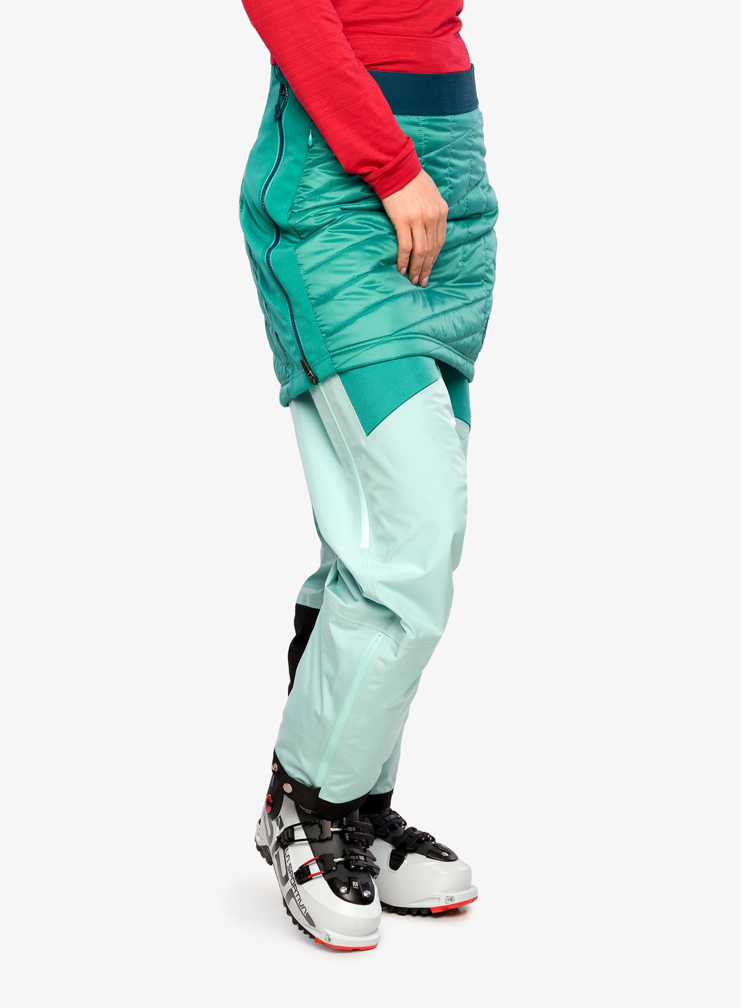 Podloženo krilo La Sportiva Warm Up Primaloft Skirt - lagoon/storm blue
