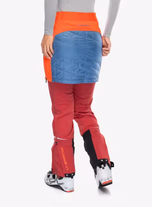 Podloženo krilo La Sportiva Warm Up Primaloft Skirt - moonlight/cherry tomato