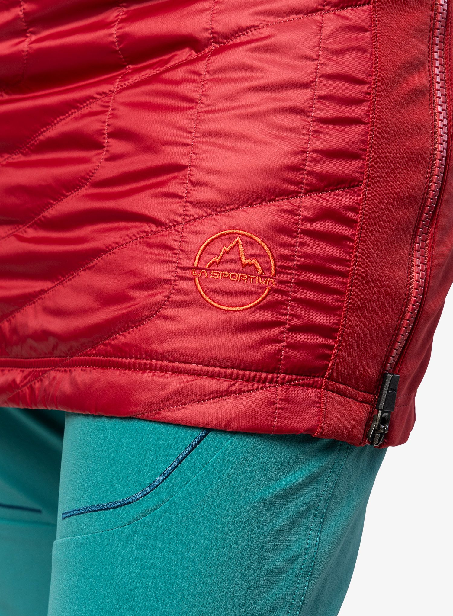 Podloženo krilo La Sportiva Warm Up Primaloft Skirt - velvet/cherry tomato