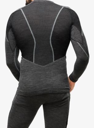 Termo flis jopa La Sportiva Wool70 Tech Longsleeve - carbon/cloud
